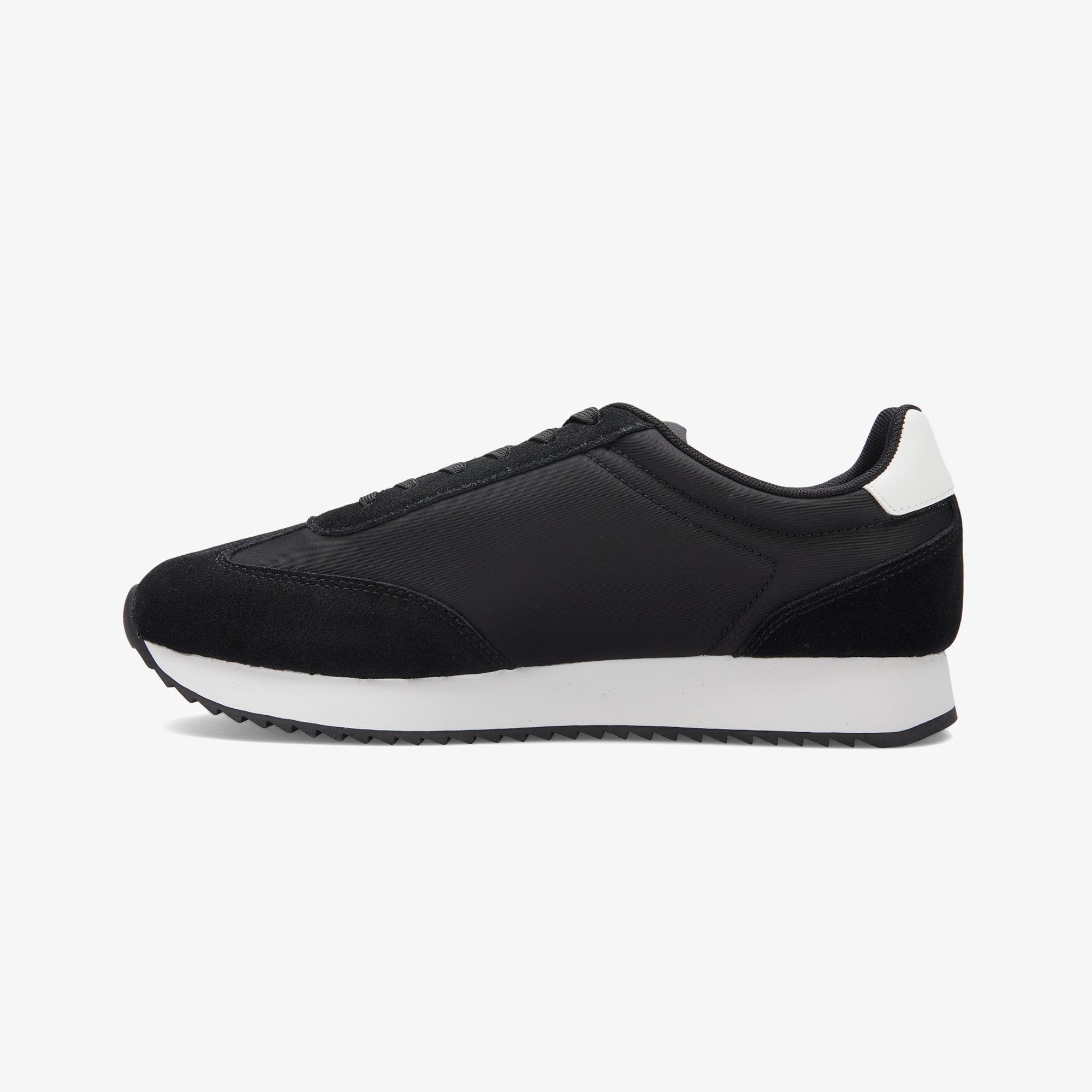 Calvin Klein Retro Runner Lace Up Erkek Siyah Sneaker