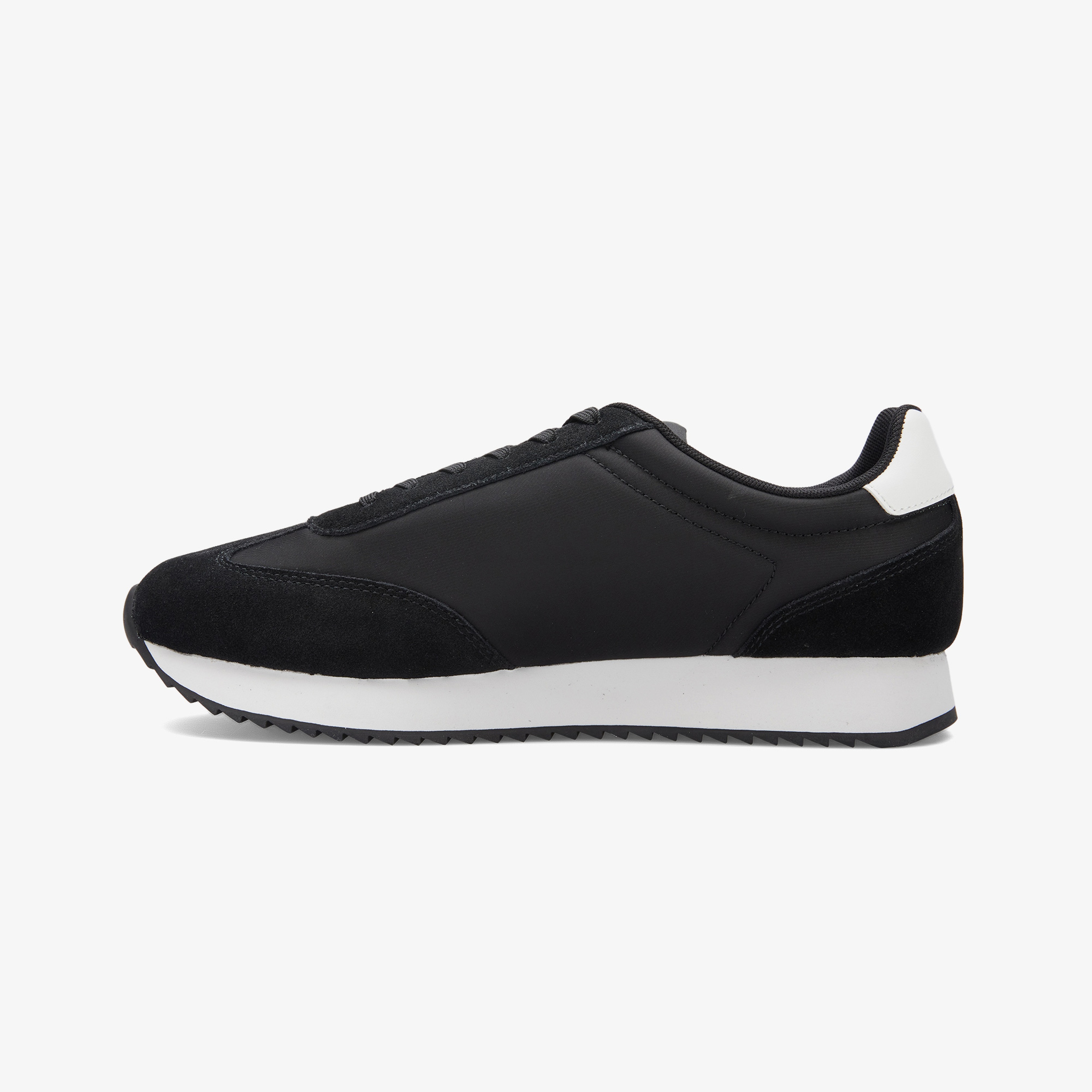 Calvin Klein Retro Runner Lace Up Erkek Siyah Sneaker