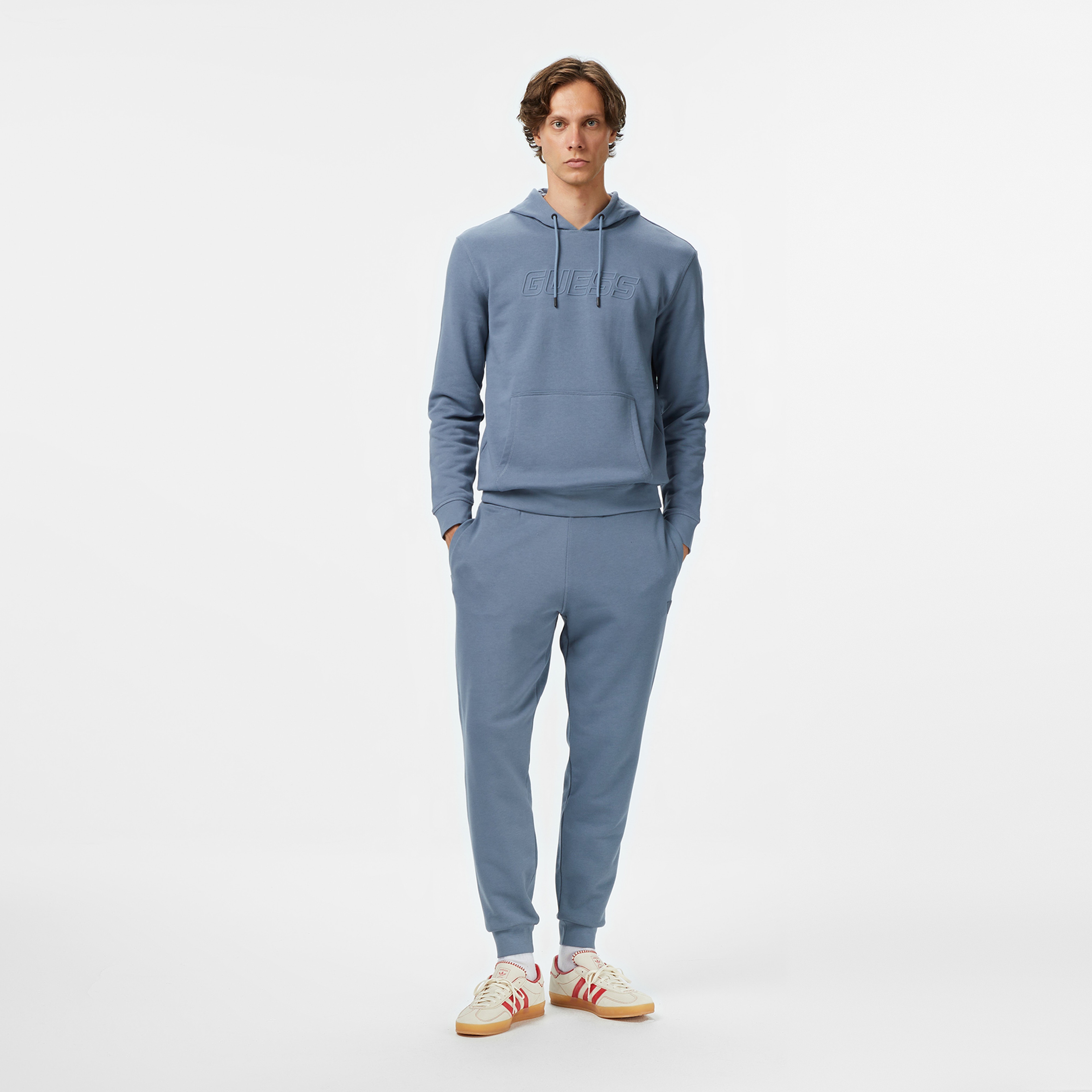 Guess Aldwin Erkek Mavi Sweatshirt