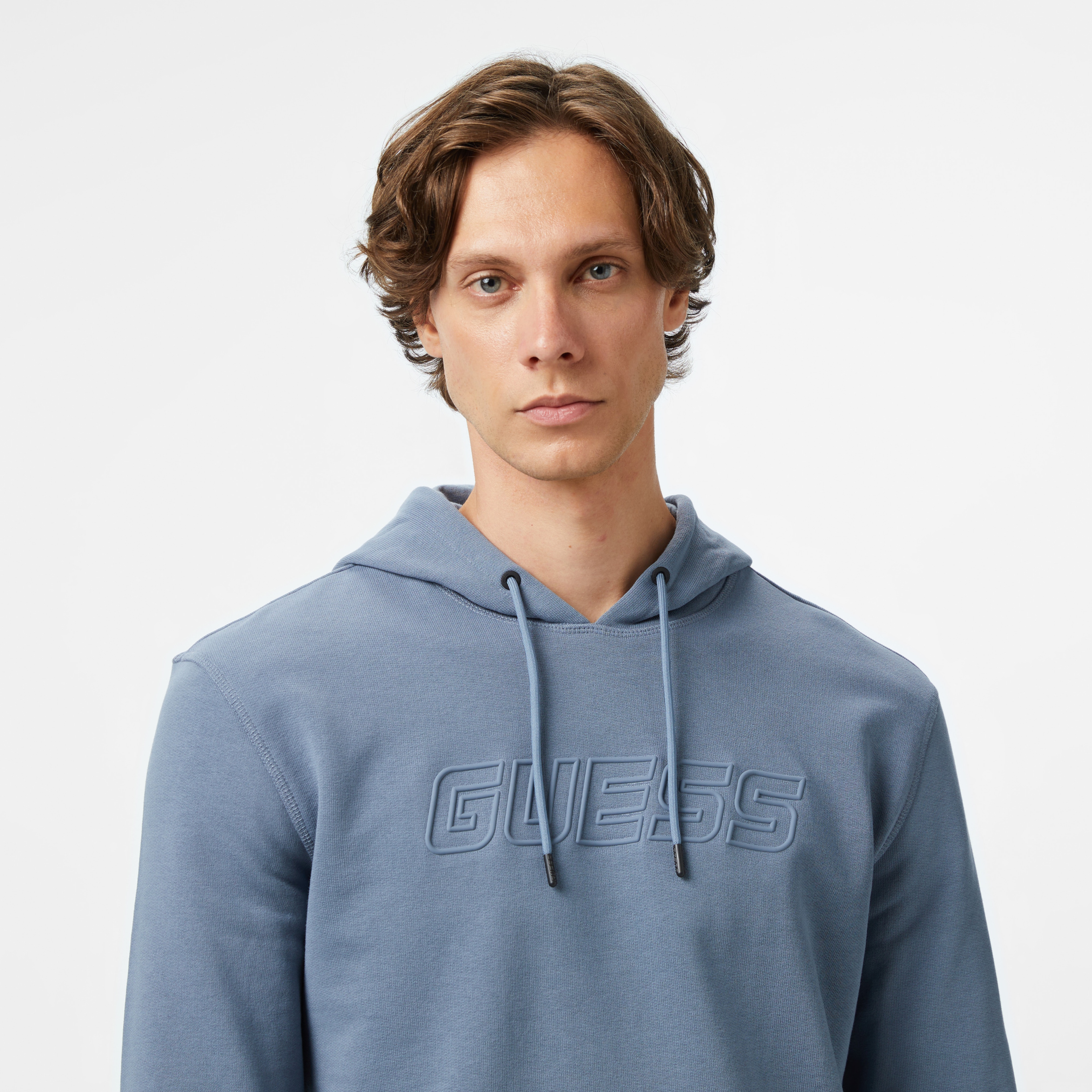 Guess Aldwin Erkek Mavi Sweatshirt