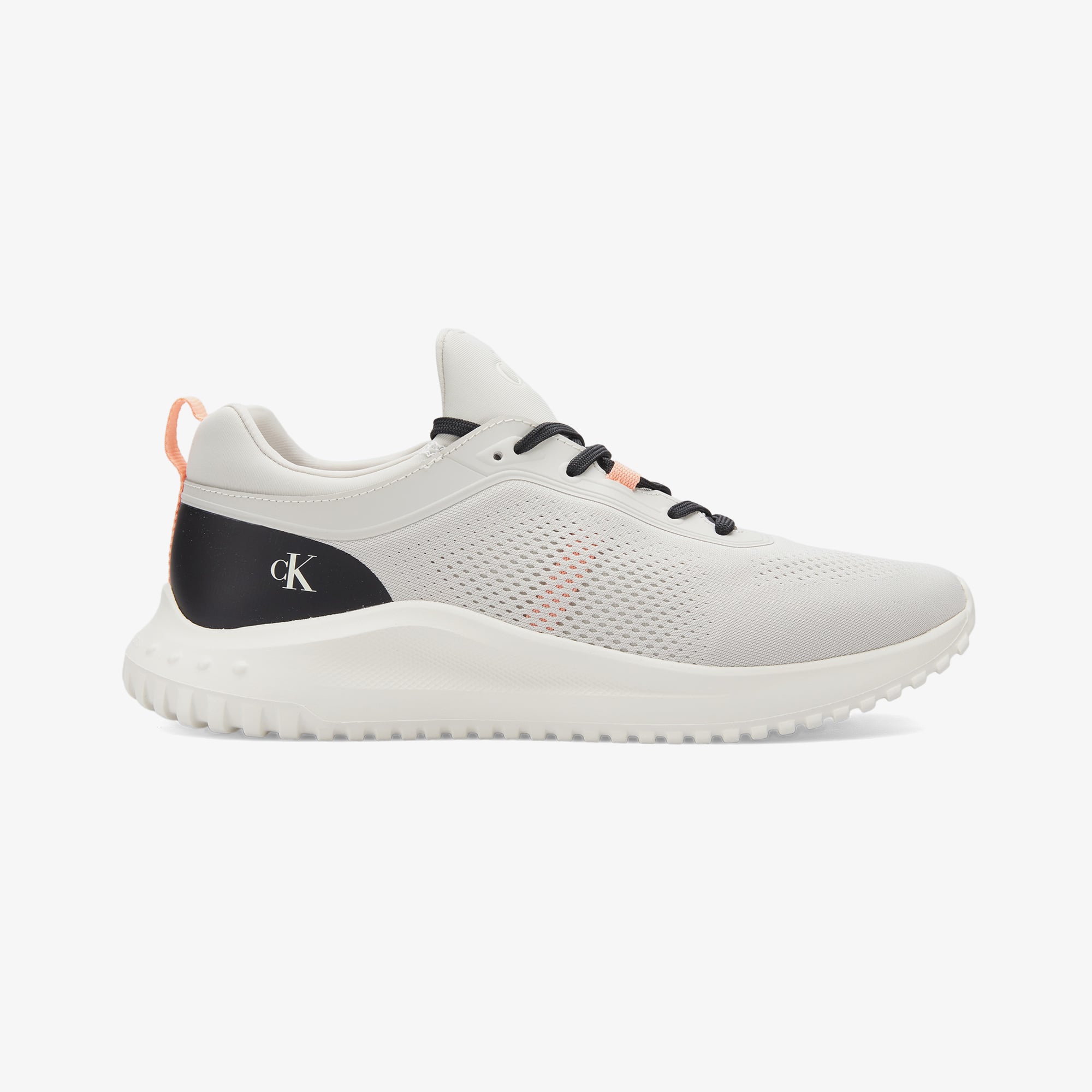 Calvin Klein Eva Runner Tech Knit Erkek Gri Sneaker