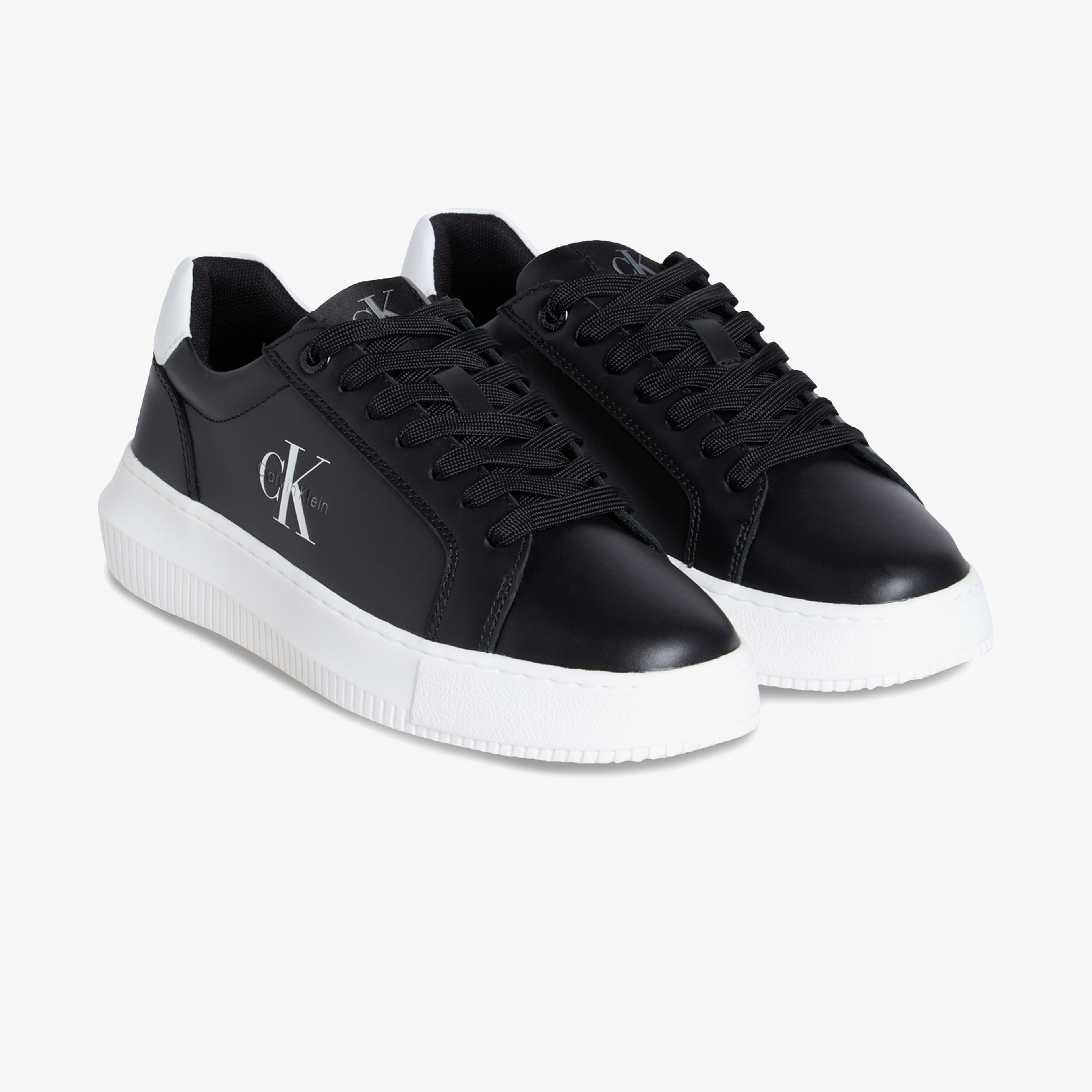 Calvin Klein Chunky Cupsole Mono Kadın Siyah Sneaker