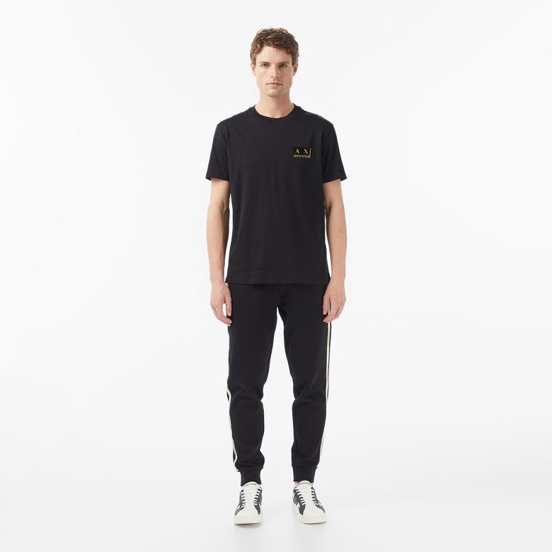 Armani Exchange Erkek Siyah / Altın T-Shirt