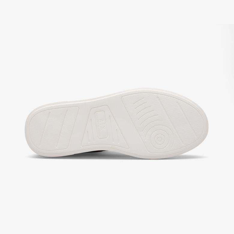 Armani Exchange Erkek Beyaz / Lacivert Sneaker