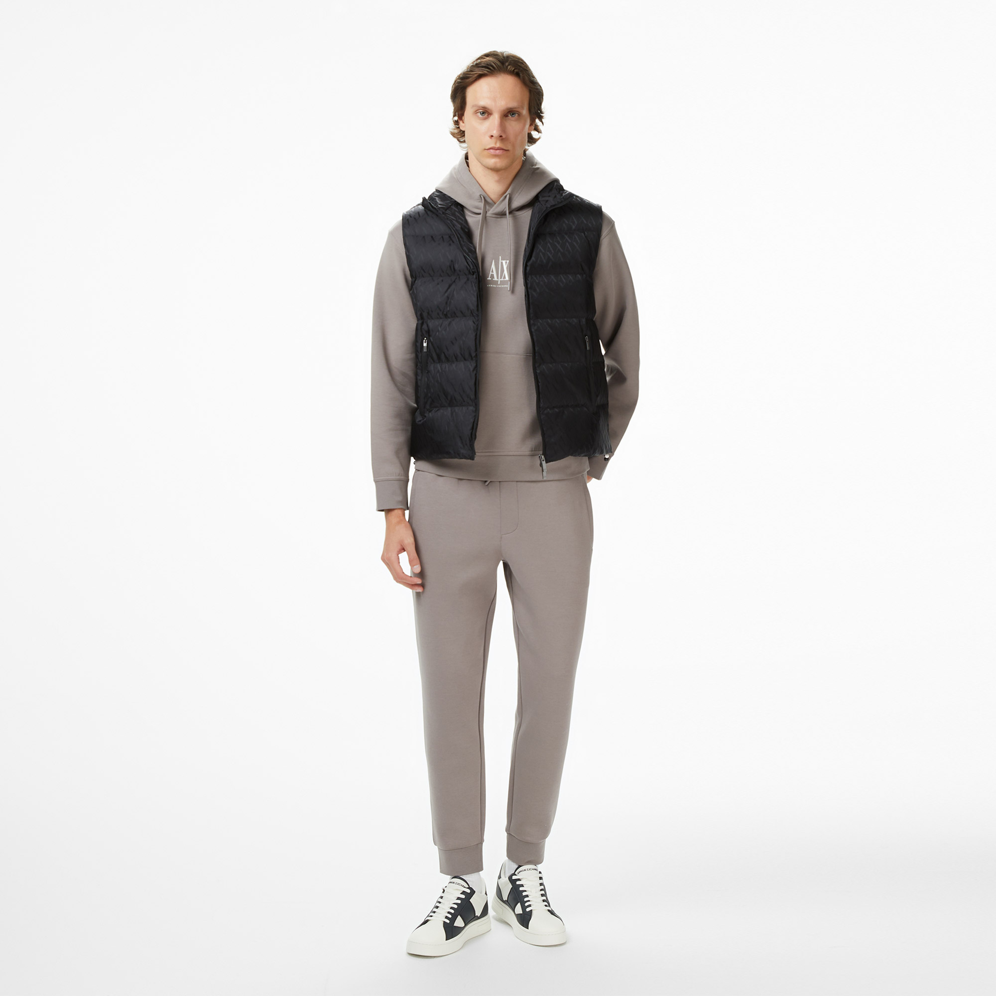 Armani Exchange Erkek Siyah Yelek