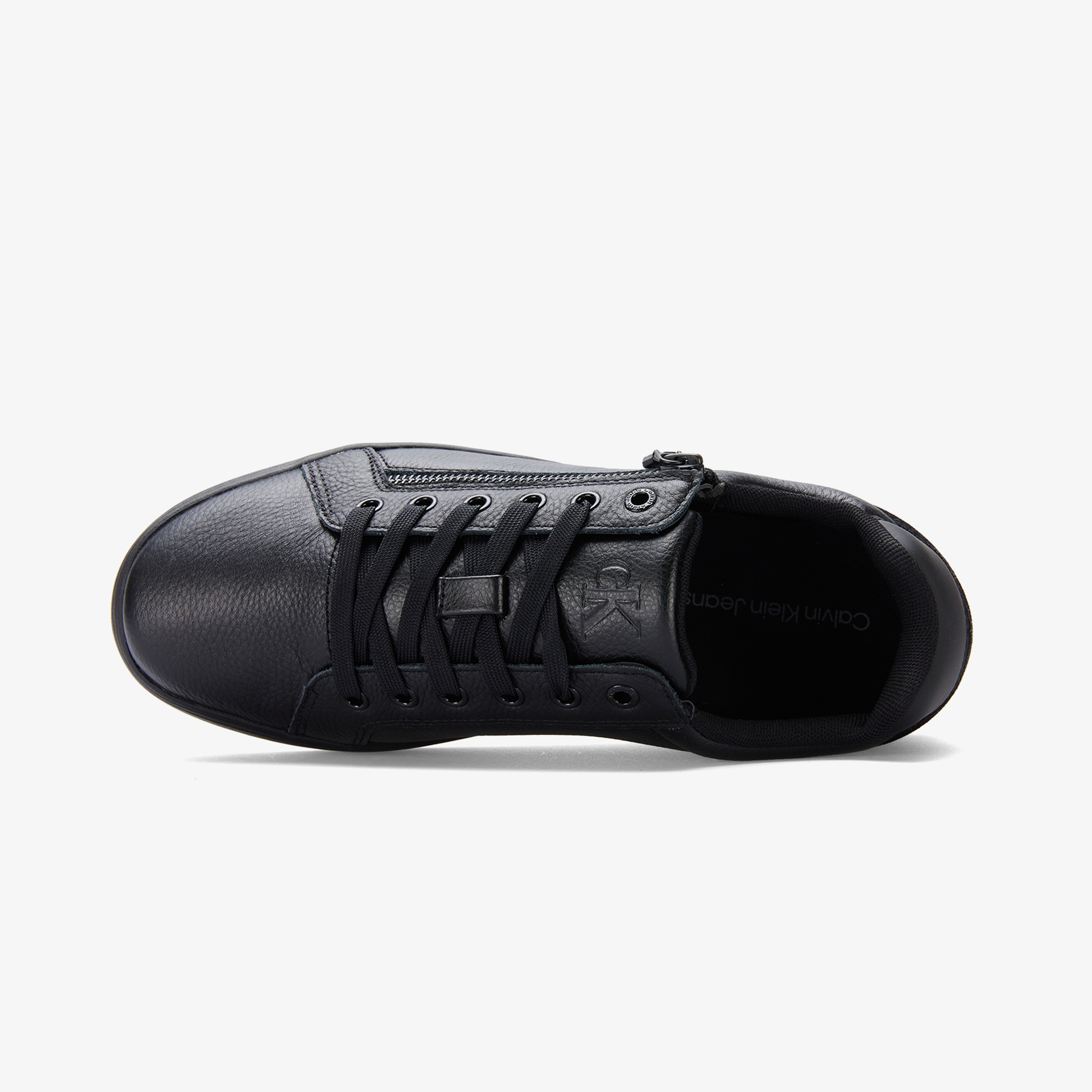 Calvin Klein Classic Cupsole Zip Low Erkek Siyah Sneaker