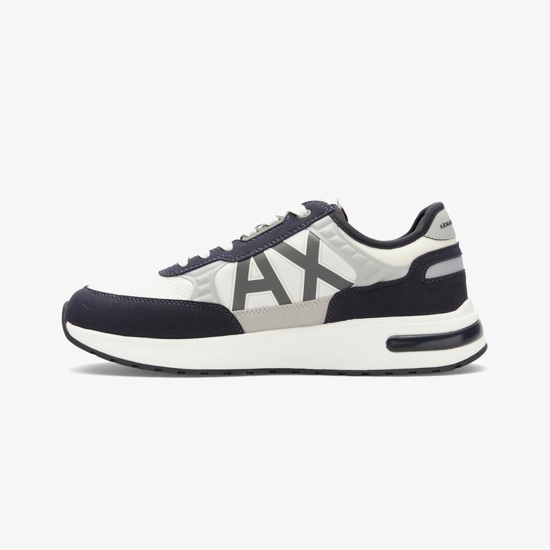 Armani Exchange Erkek Lacivert / Beyaz Sneaker