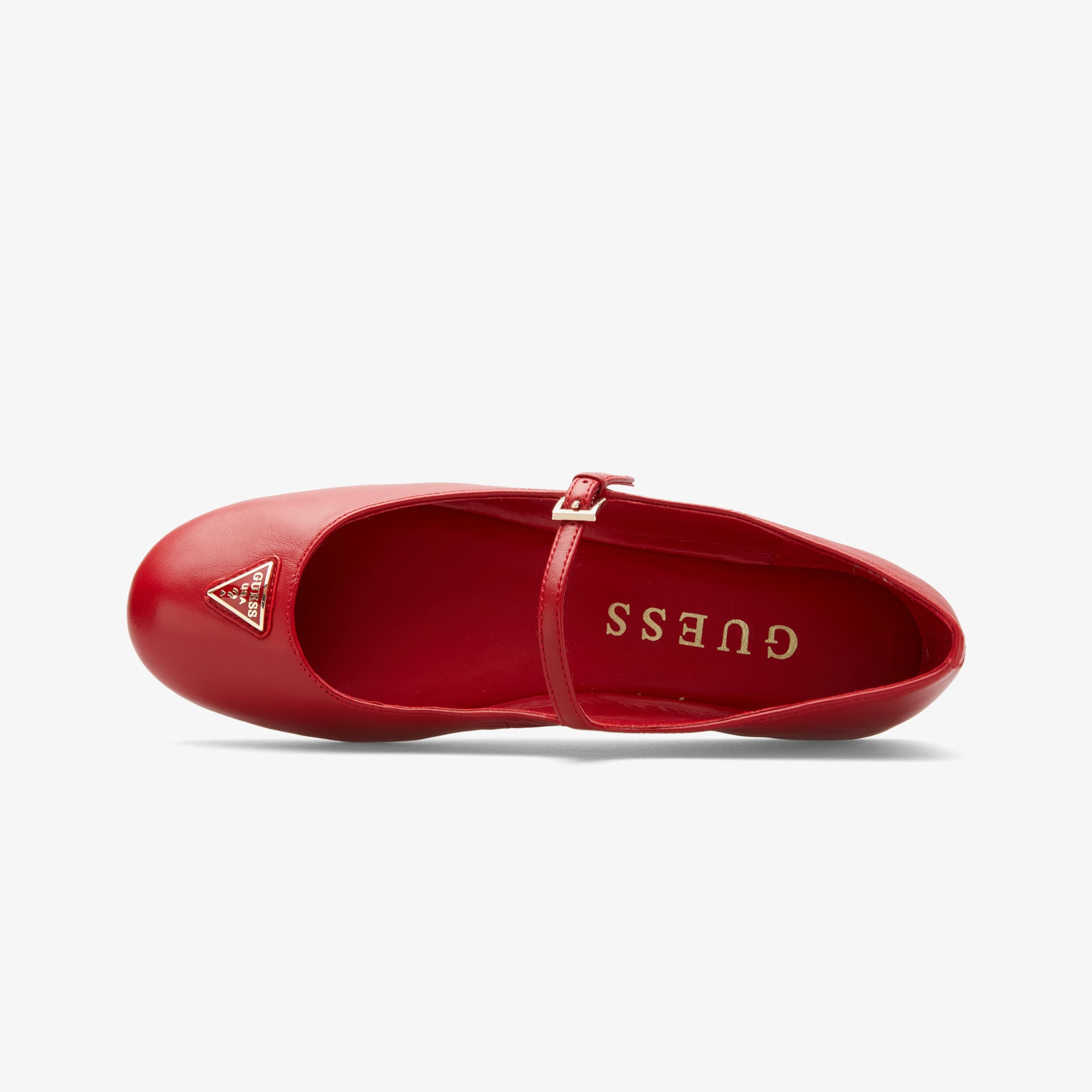 Guess Kalida Deri Kadın Kırmızı Babet