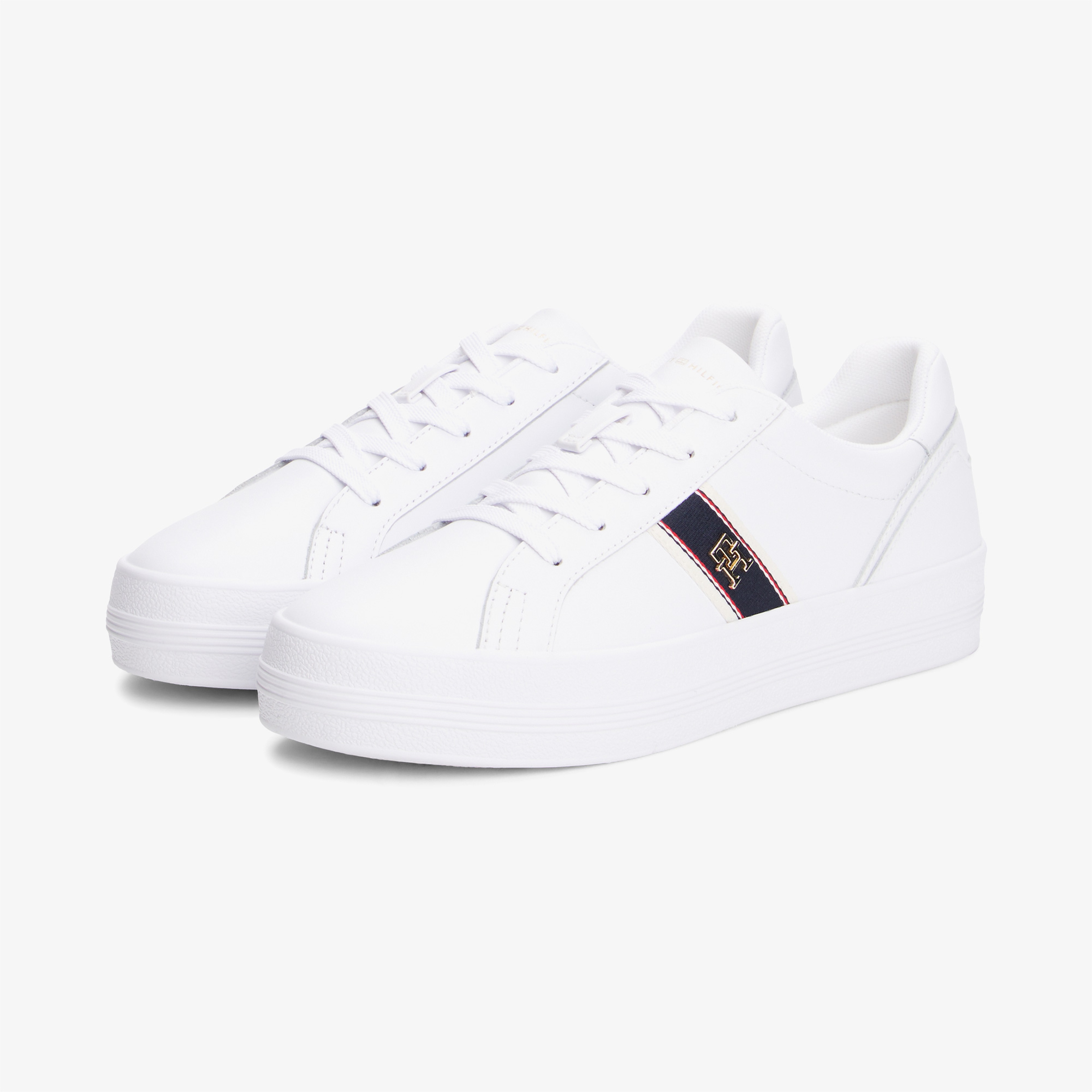 Tommy Hilfiger Webbing Kadın Beyaz Sneaker