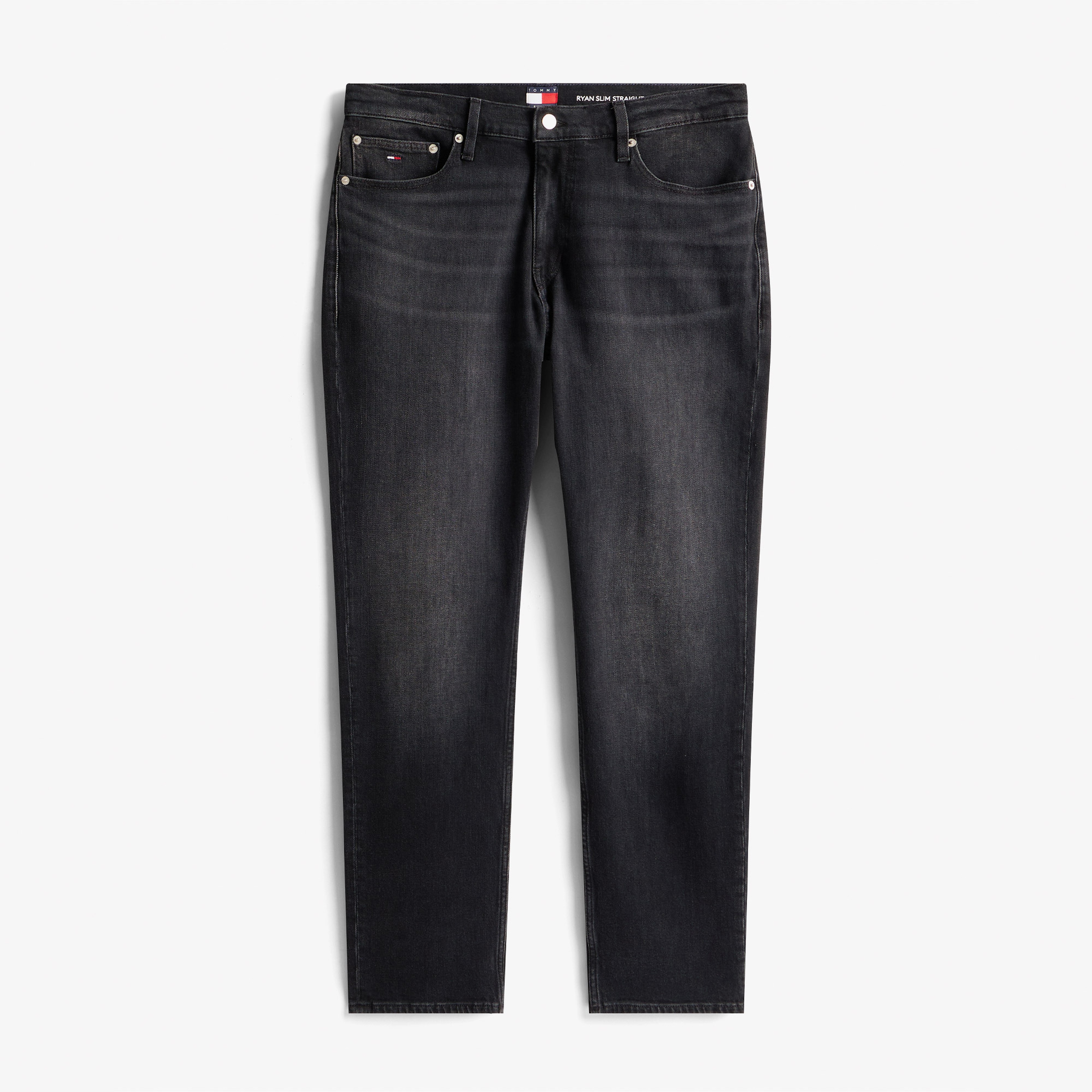Tommy Hilfiger Ryan Slim Erkek Siyah Straight Jean