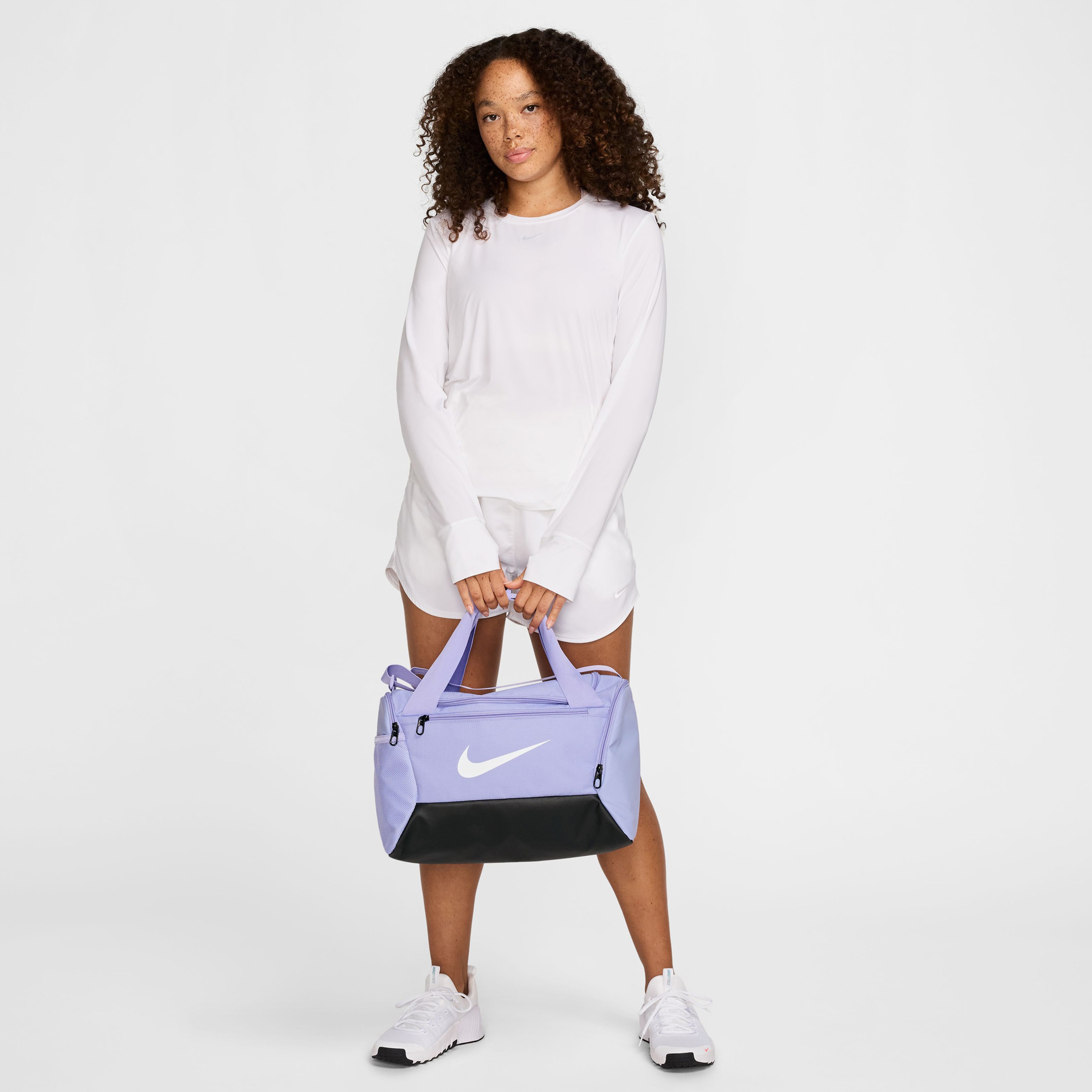 Nike Duffel Grip Drum Unisex Mor Spor Çantası