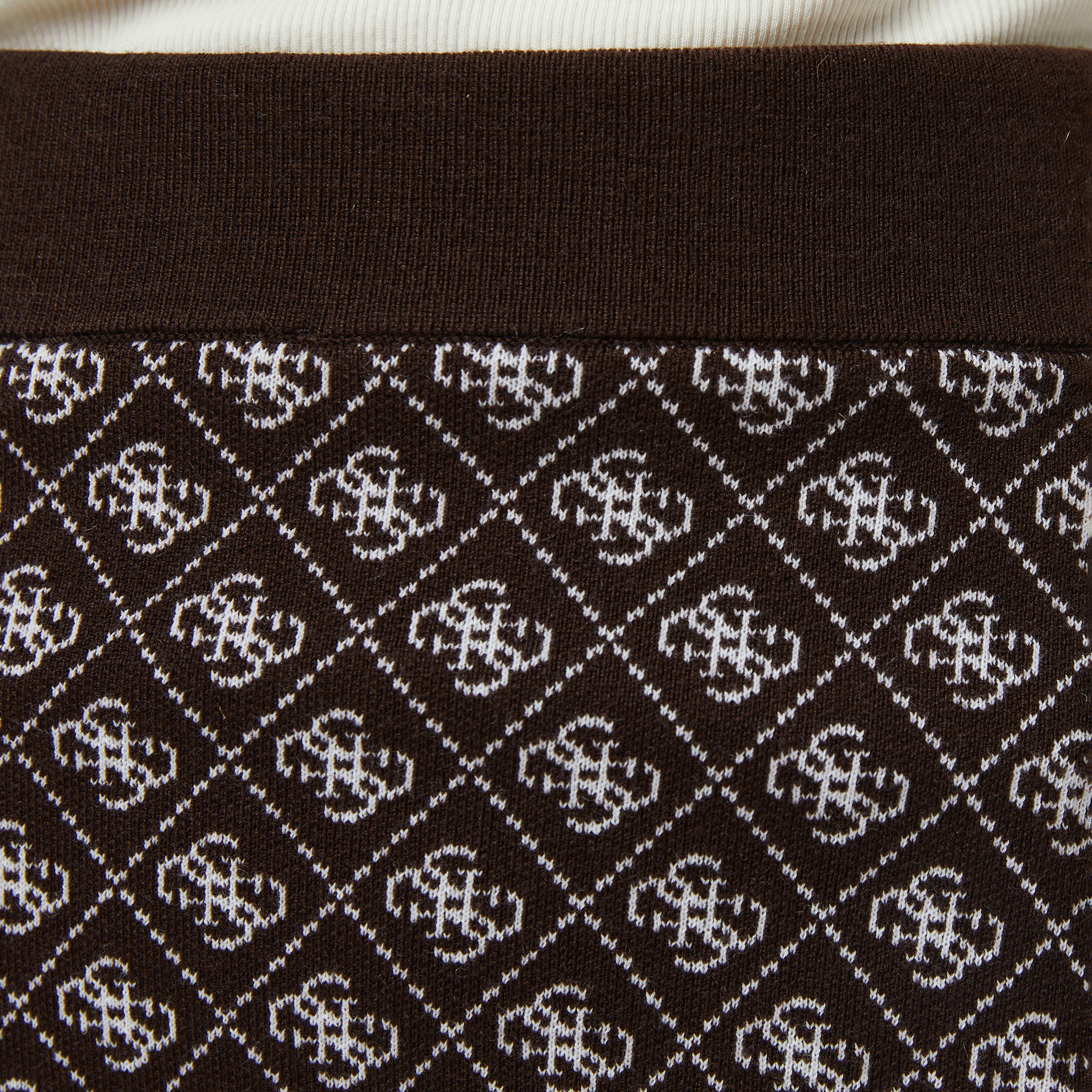 Guess Aubrey A Kesim Yün Karışımlı Kadın Kahverengi Etek