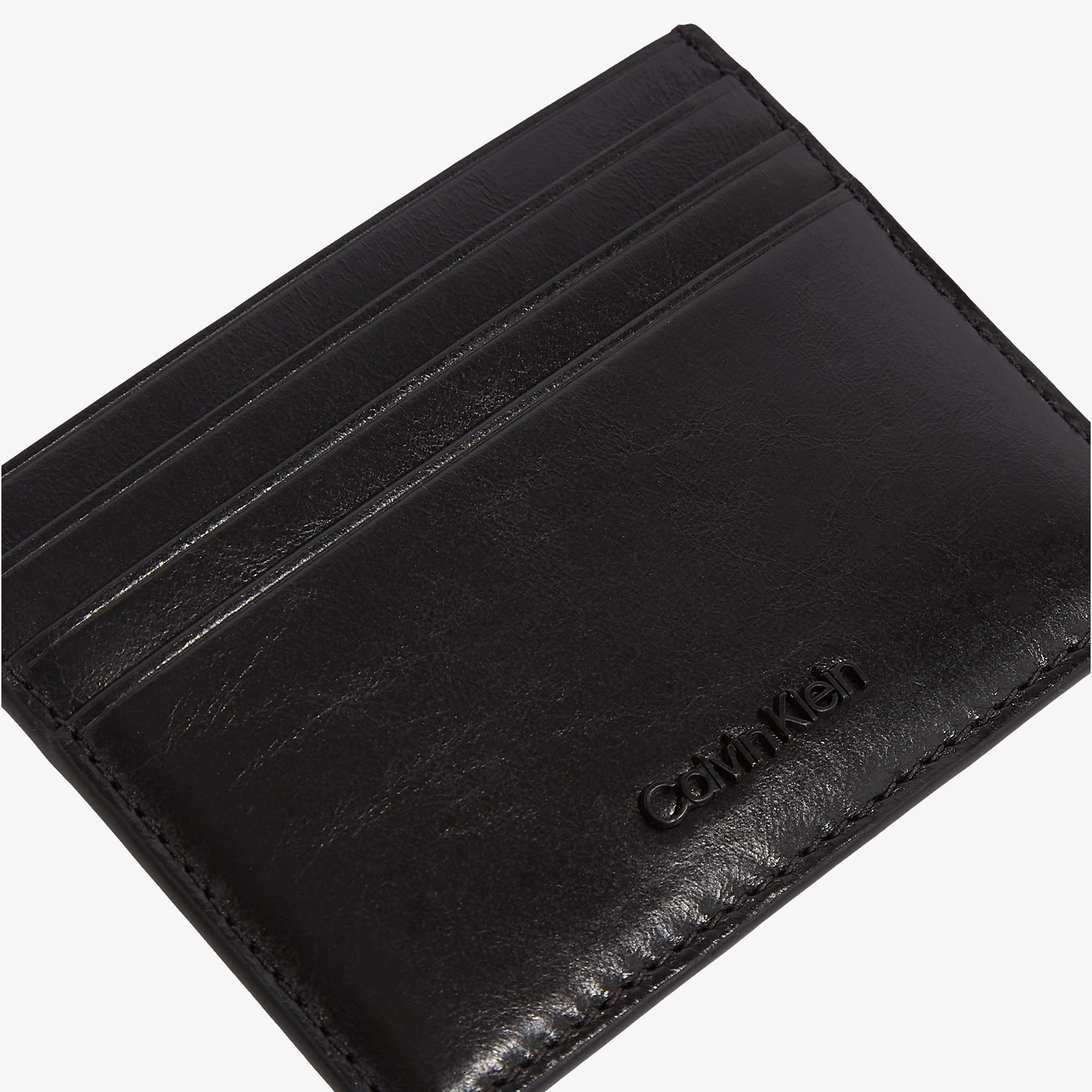 Calvin Klein Refined Cardholder 6Cc Erkek Siyah Cüzdan