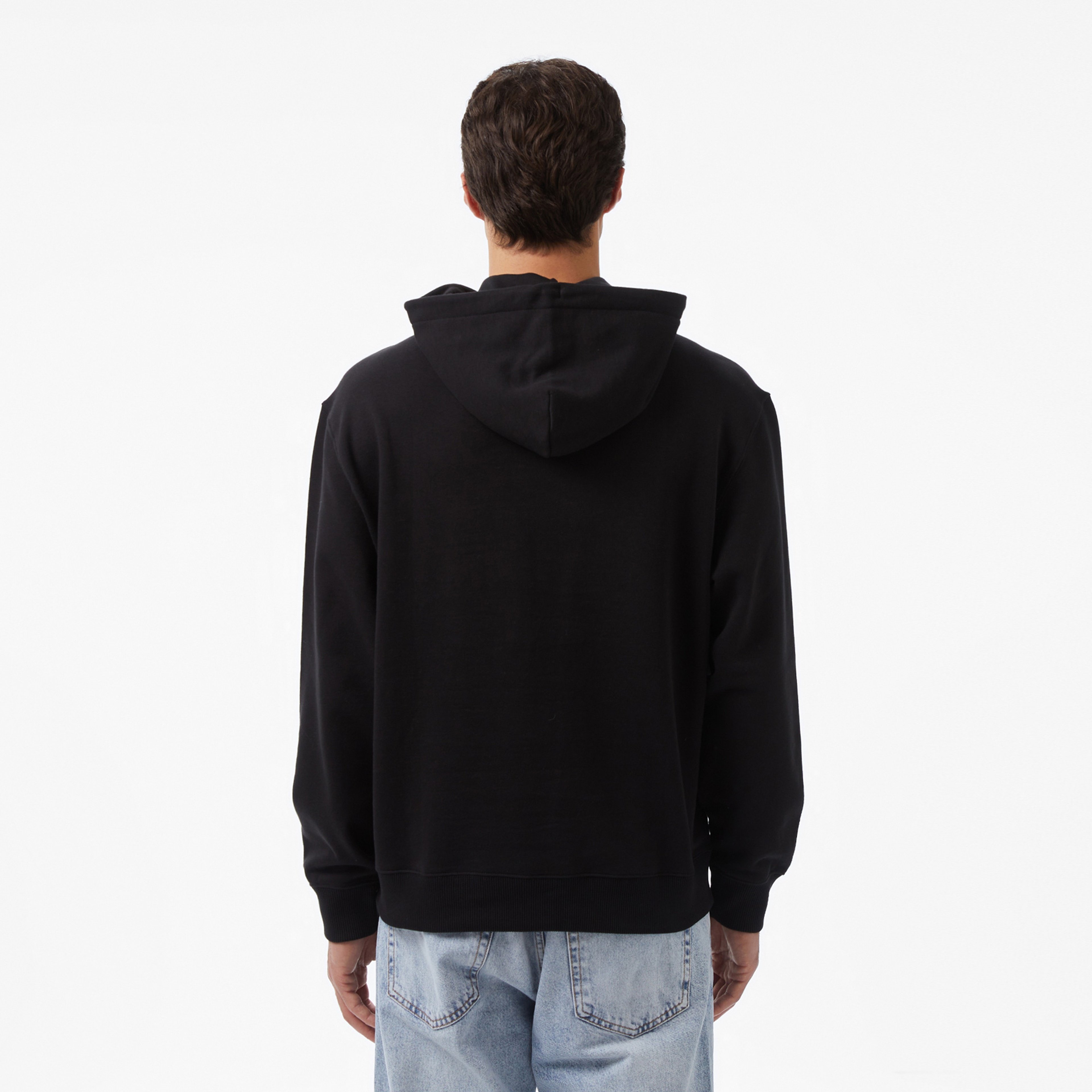Calvin Klein Terry Badge Erkek Siyah Sweatshirt