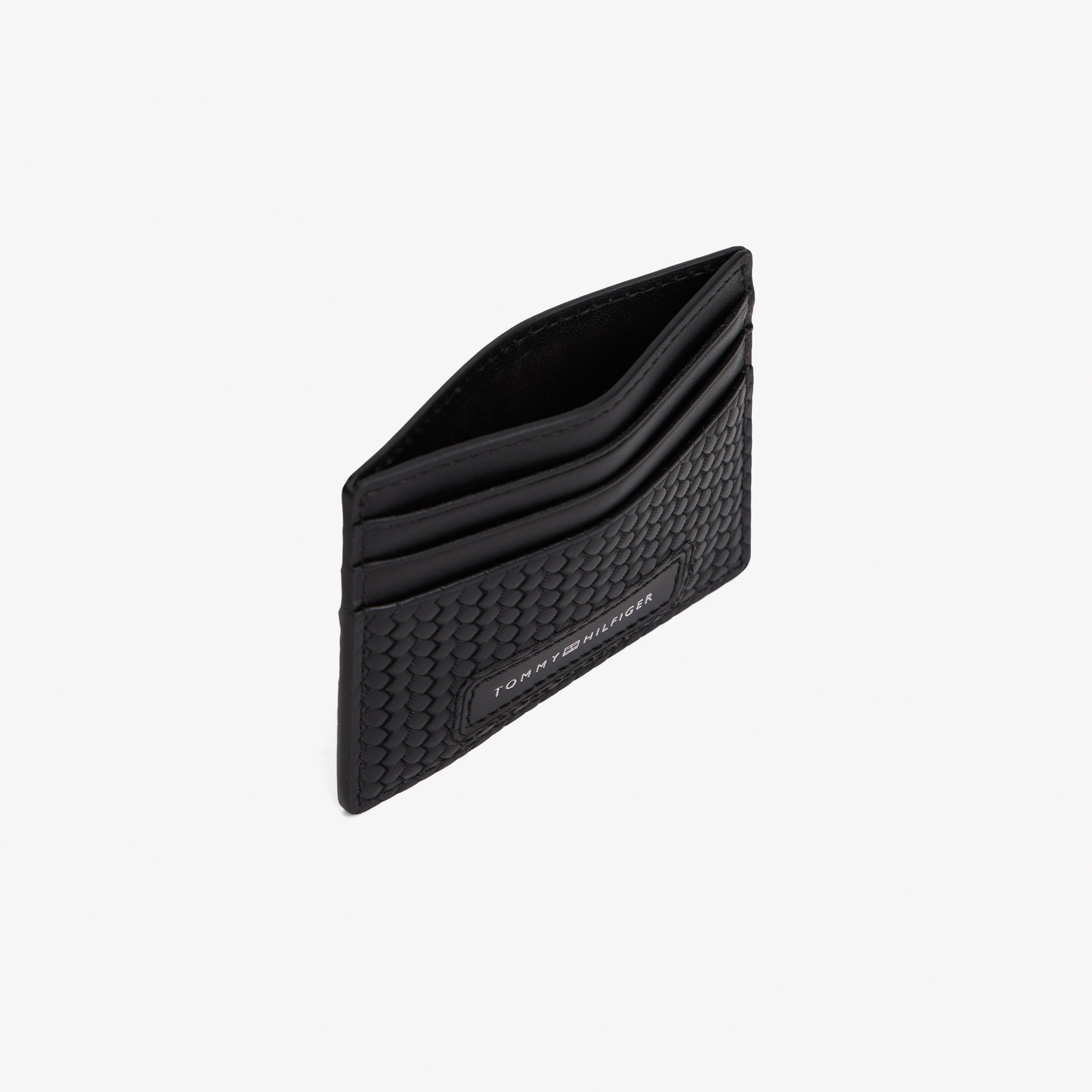 Tommy Hilfiger Woven Texture Erkek Siyah Kartlık