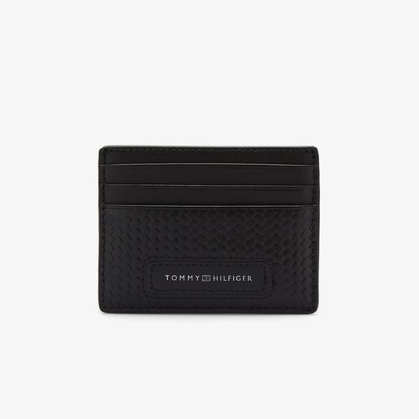 Tommy Hilfiger Woven Texture Erkek Siyah Kartlık