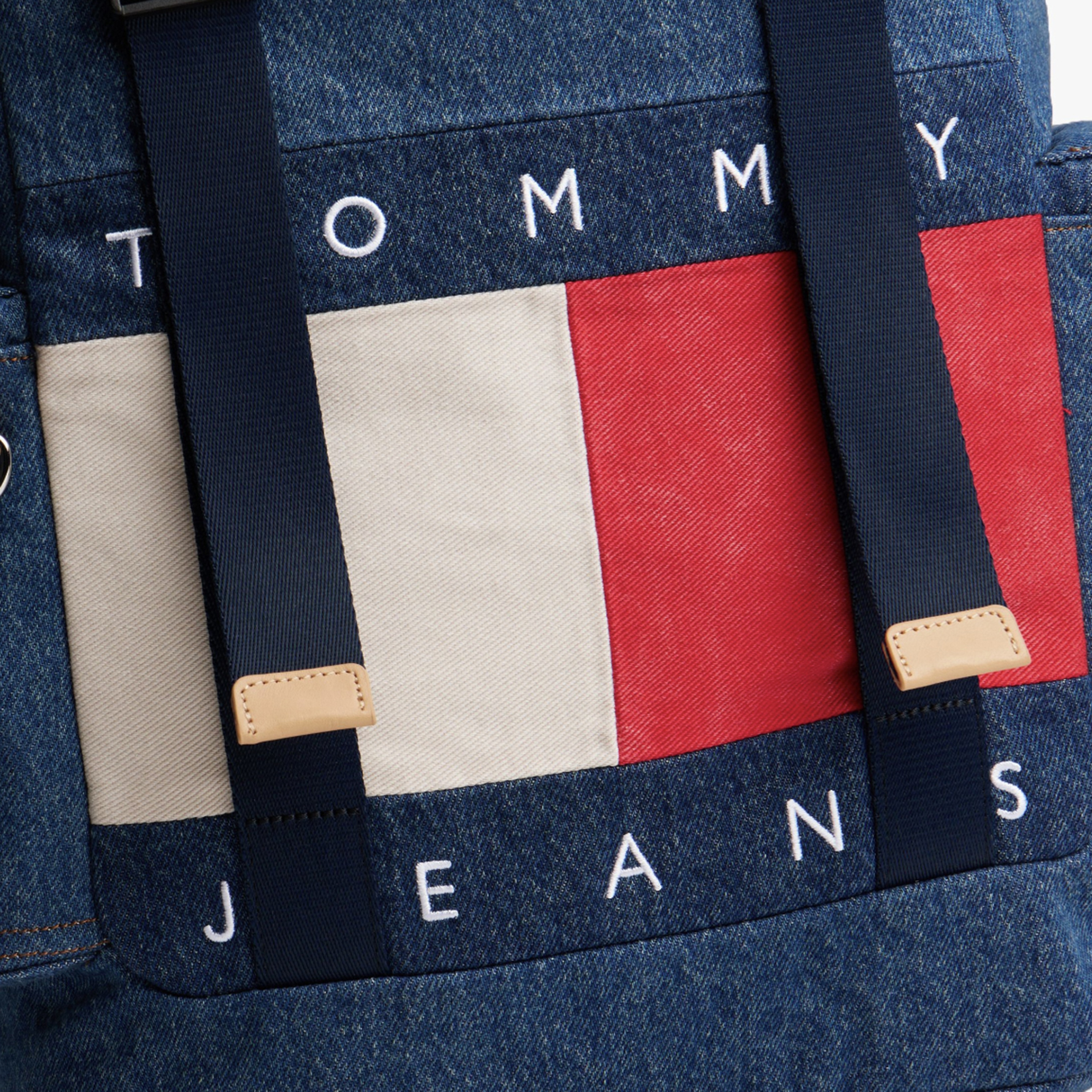 Tommy Jeans Archive Denim Erkek Mavi Sırt Çantası