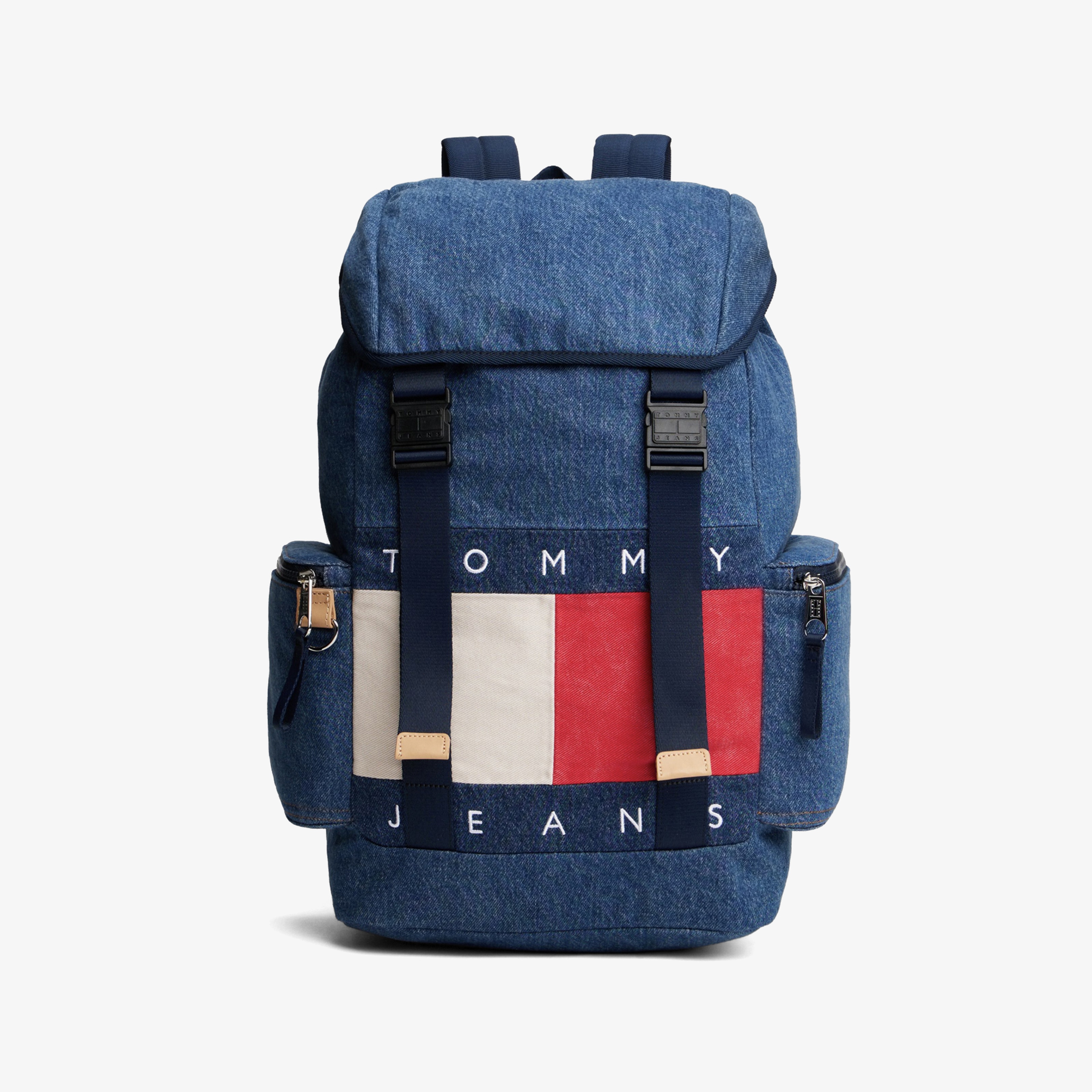 Tommy Jeans Archive Denim Erkek Mavi Sırt Çantası