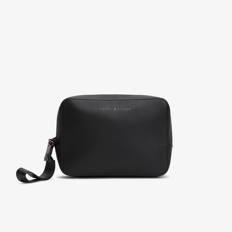 Tommy Hilfiger Foundation Erkek Siyah Tıraş Çantası