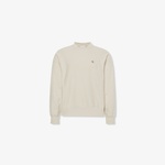 Calvin Klein Premium Terry Monogram Erkek Beyaz Sweatshirt