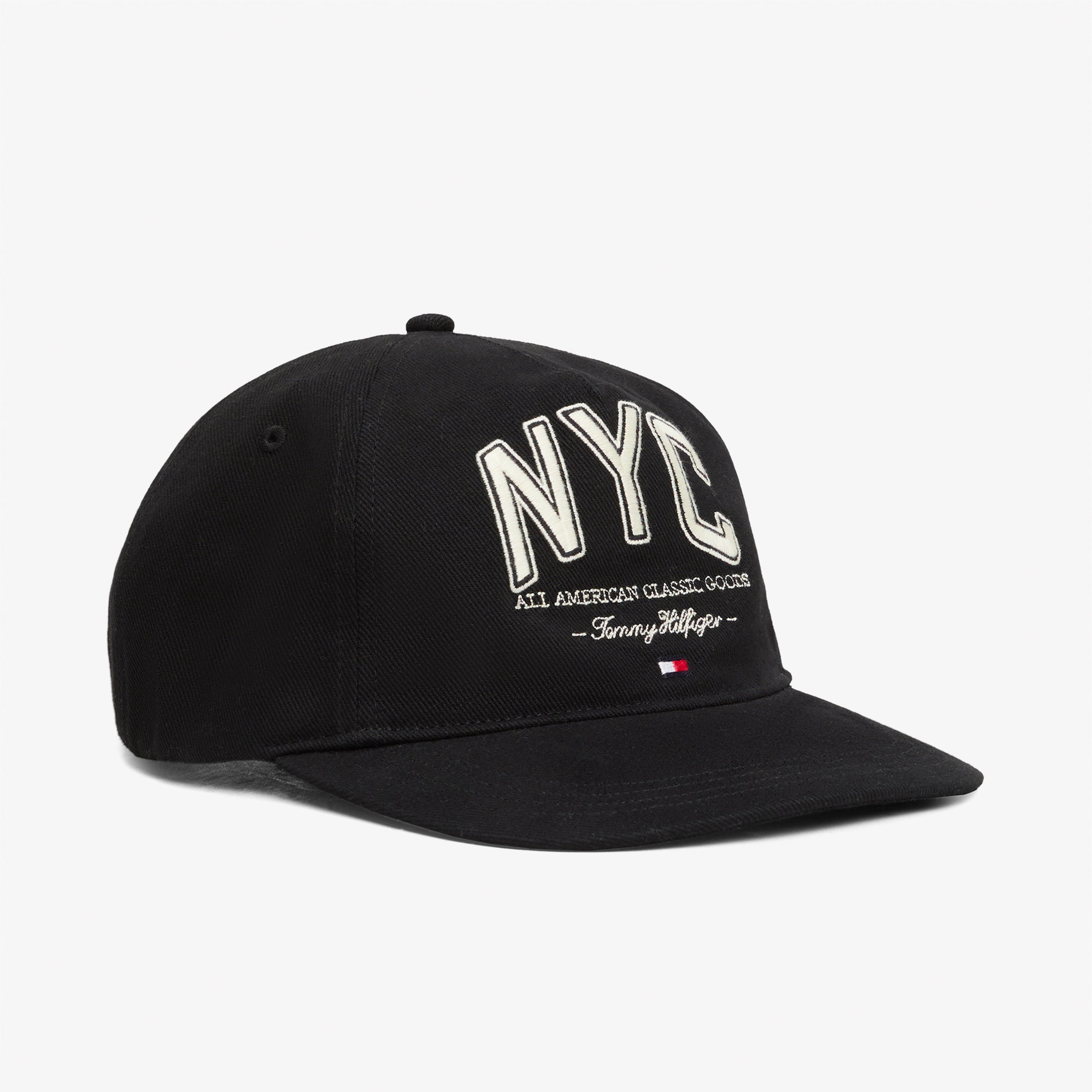 Tommy Hilfiger Flag Seasonal 5 Panel Erkek Siyah Şapka