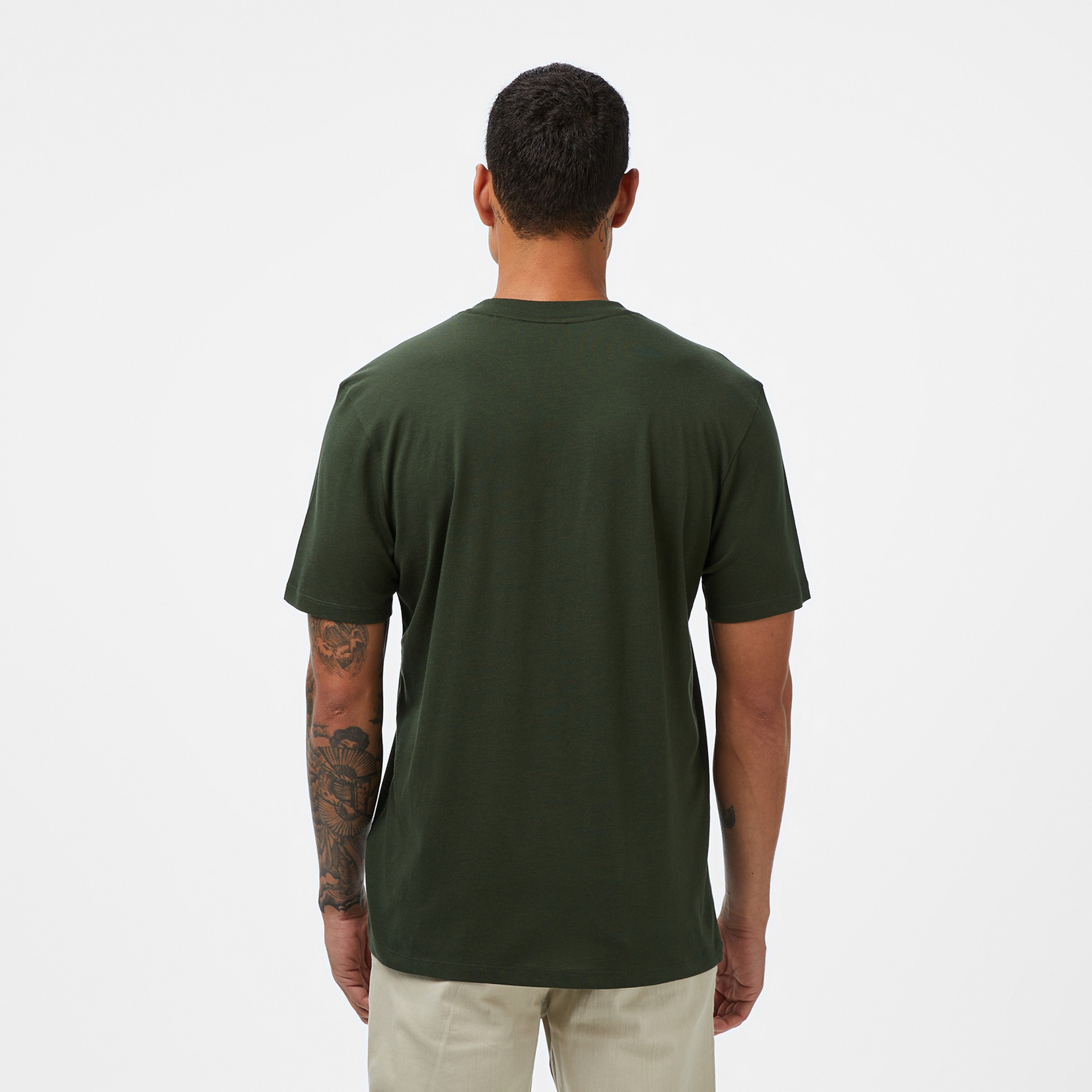 Hugo Dulivio Erkek Koyu Yeşil T-Shirt