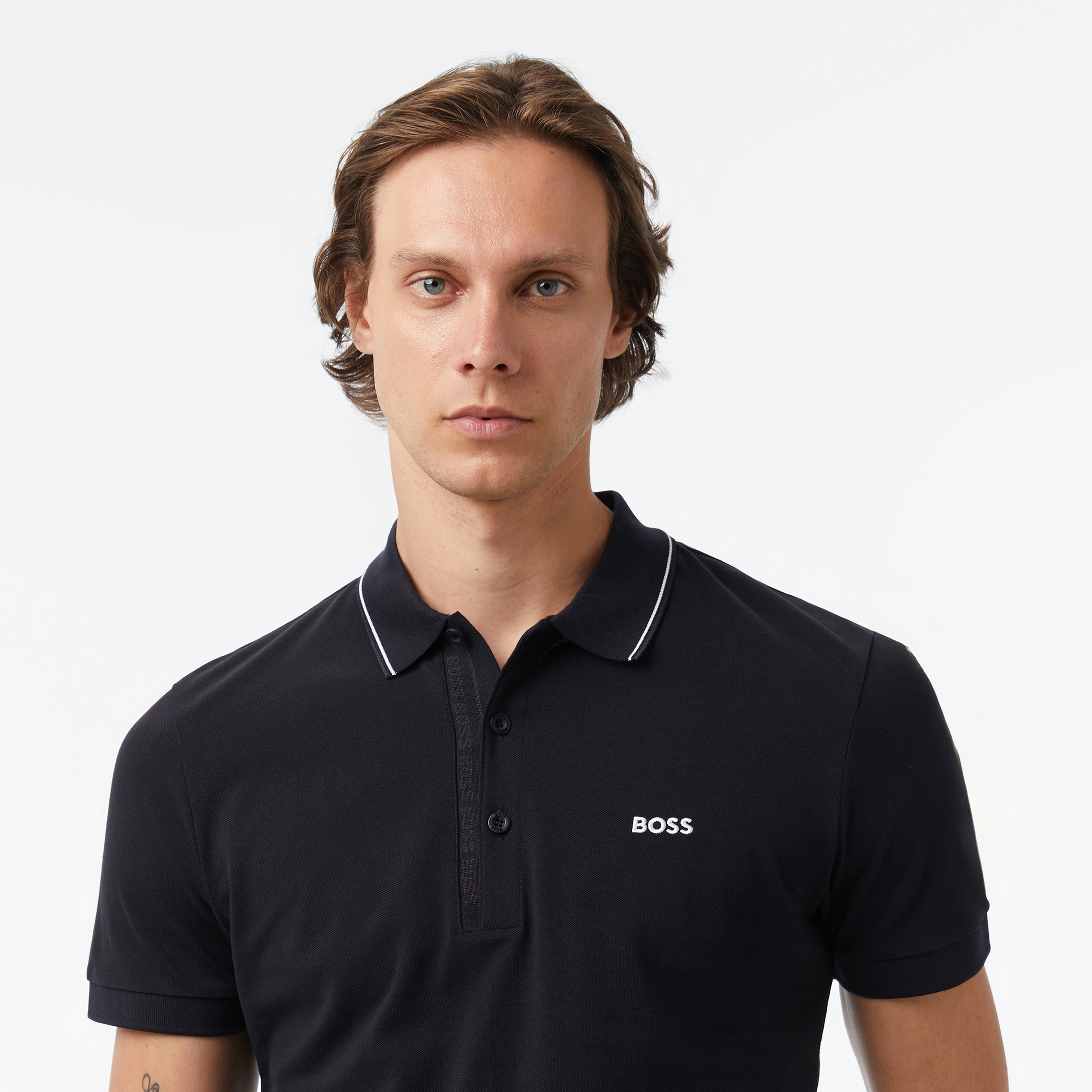 Boss Paule 4 Erkek Lacivert Polo