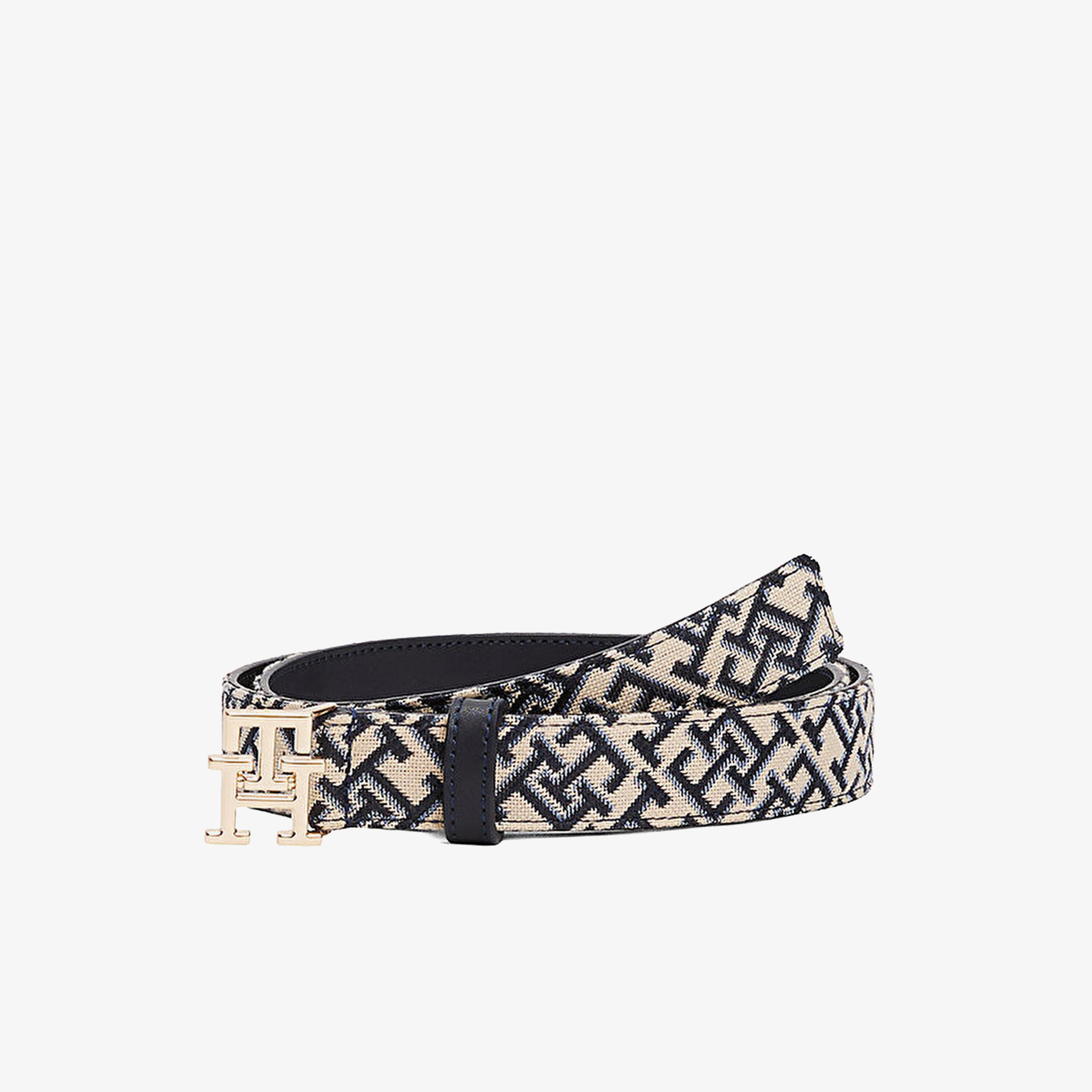 Tommy Hilfiger Jacquard 2.5 Kadın Mavi Kemer
