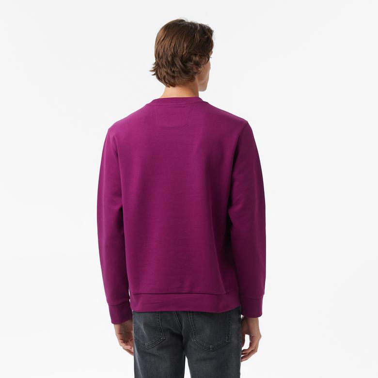 Boss Erkek Mor Sweatshirt