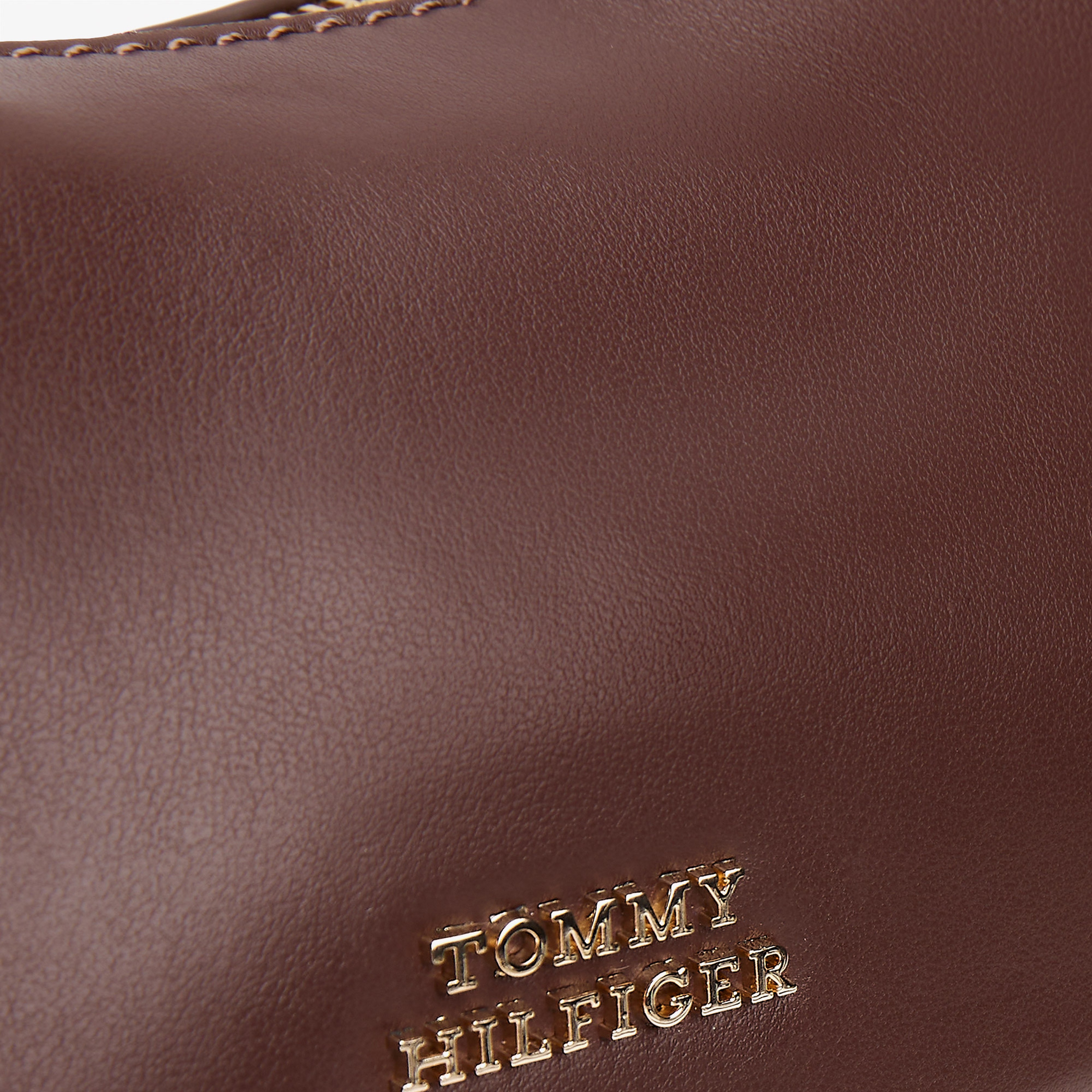 Tommy Hilfiger Moon Leather Mini Kadın Kahverengi Çapraz Çanta