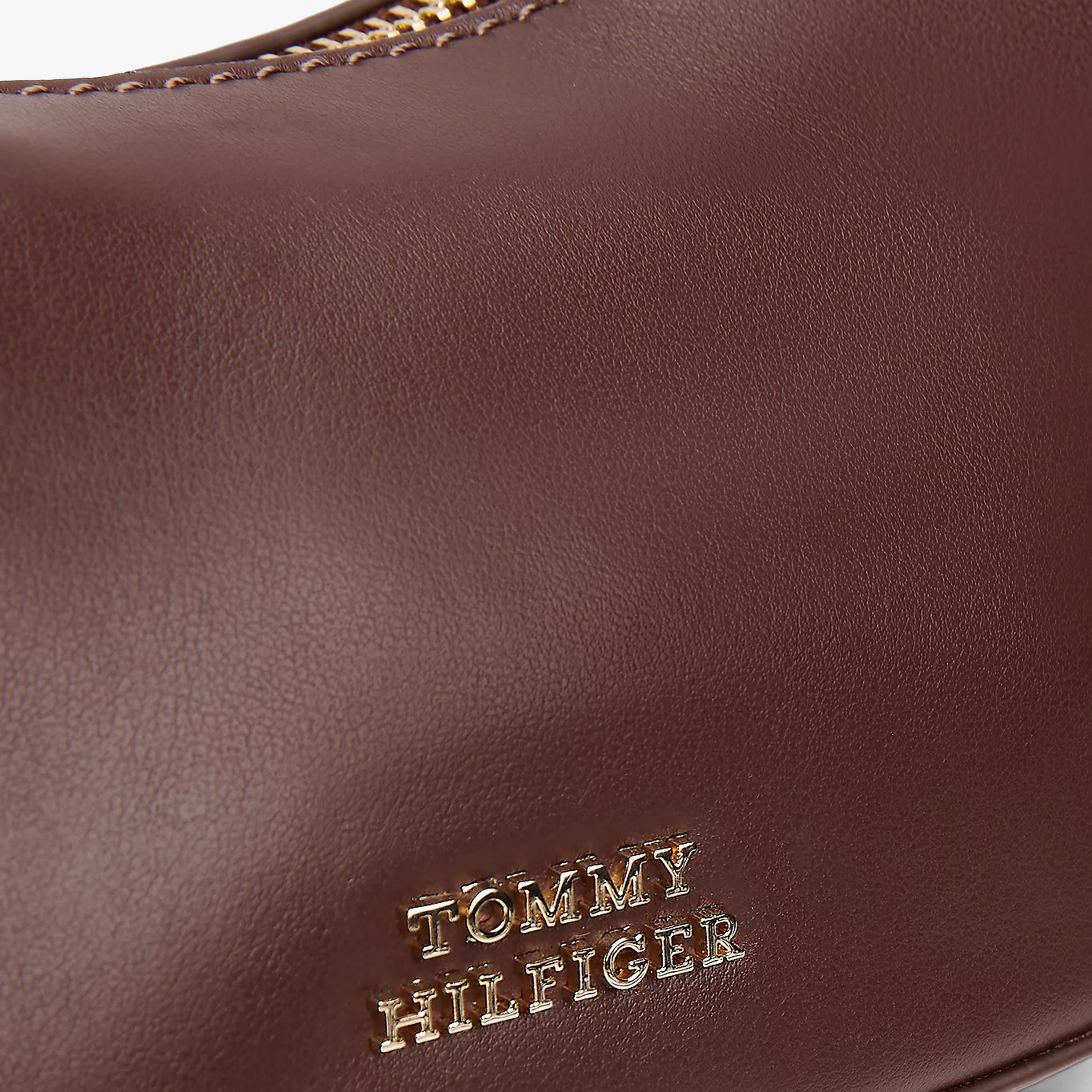 Tommy Hilfiger Moon Leather Mini Kadın Kahverengi Çapraz Çanta