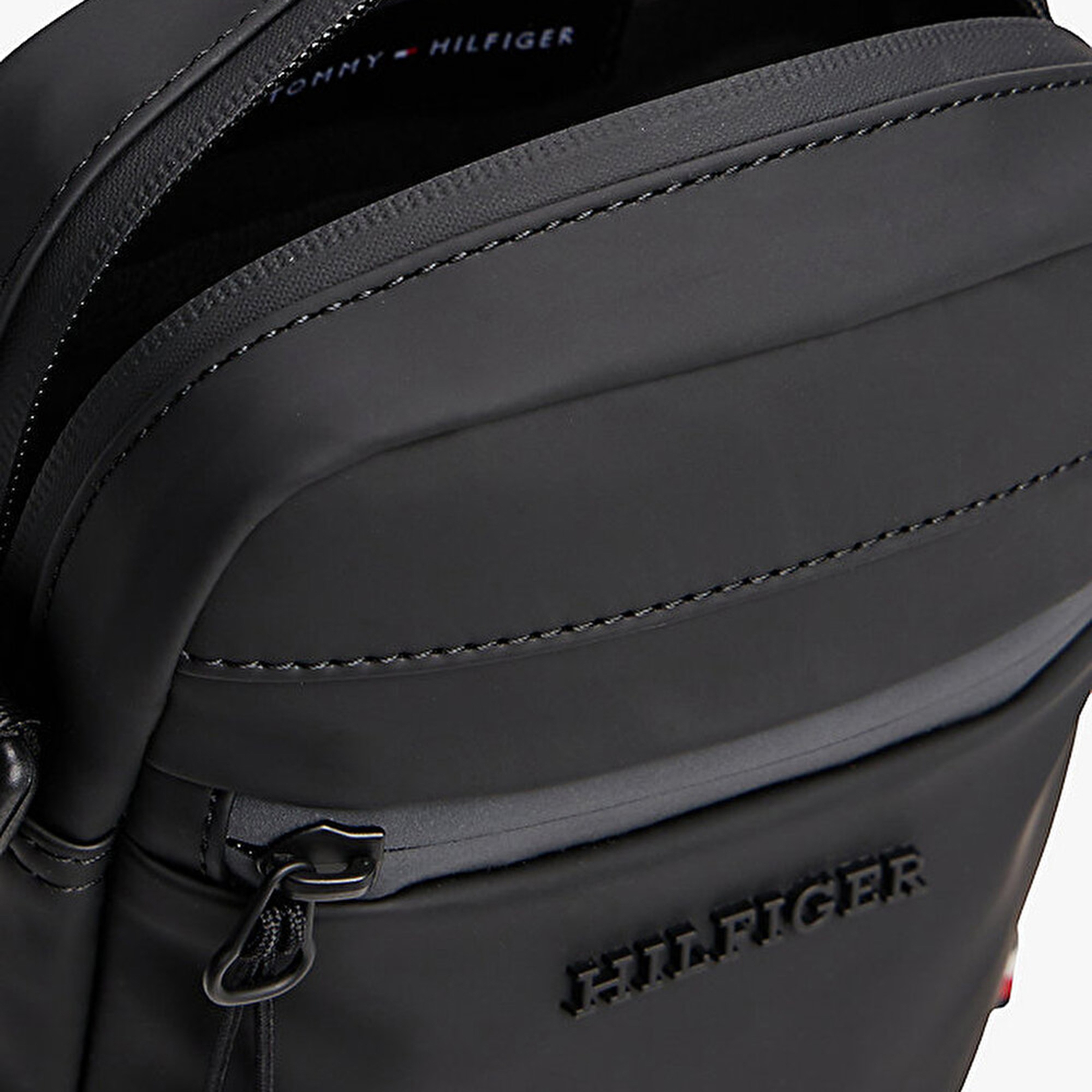 Tommy Hilfiger Tpu Mini Reporter Erkek Siyah Çapraz Çanta