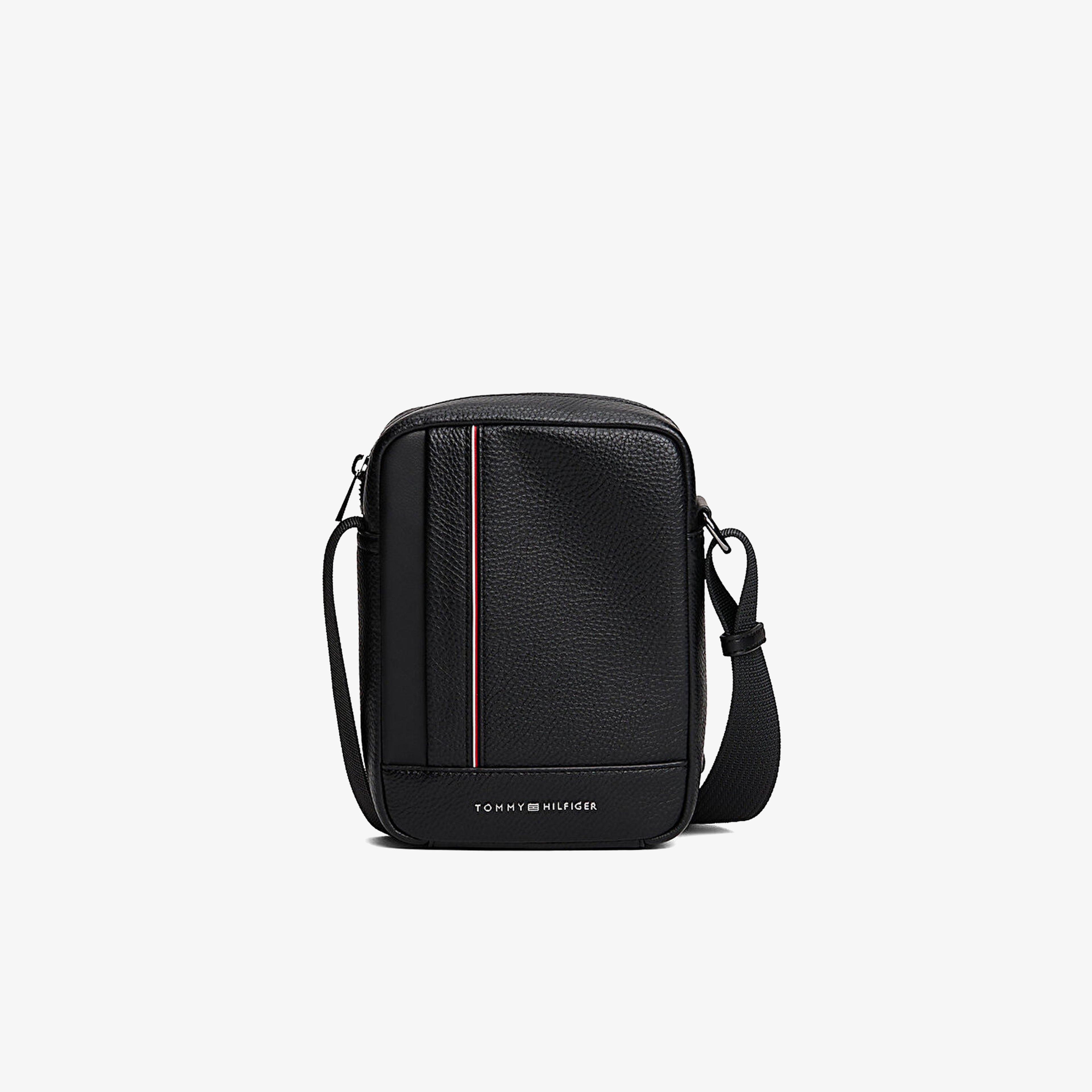 Tommy Hilfiger Central Mini Reporter Erkek Siyah Çapraz Çanta