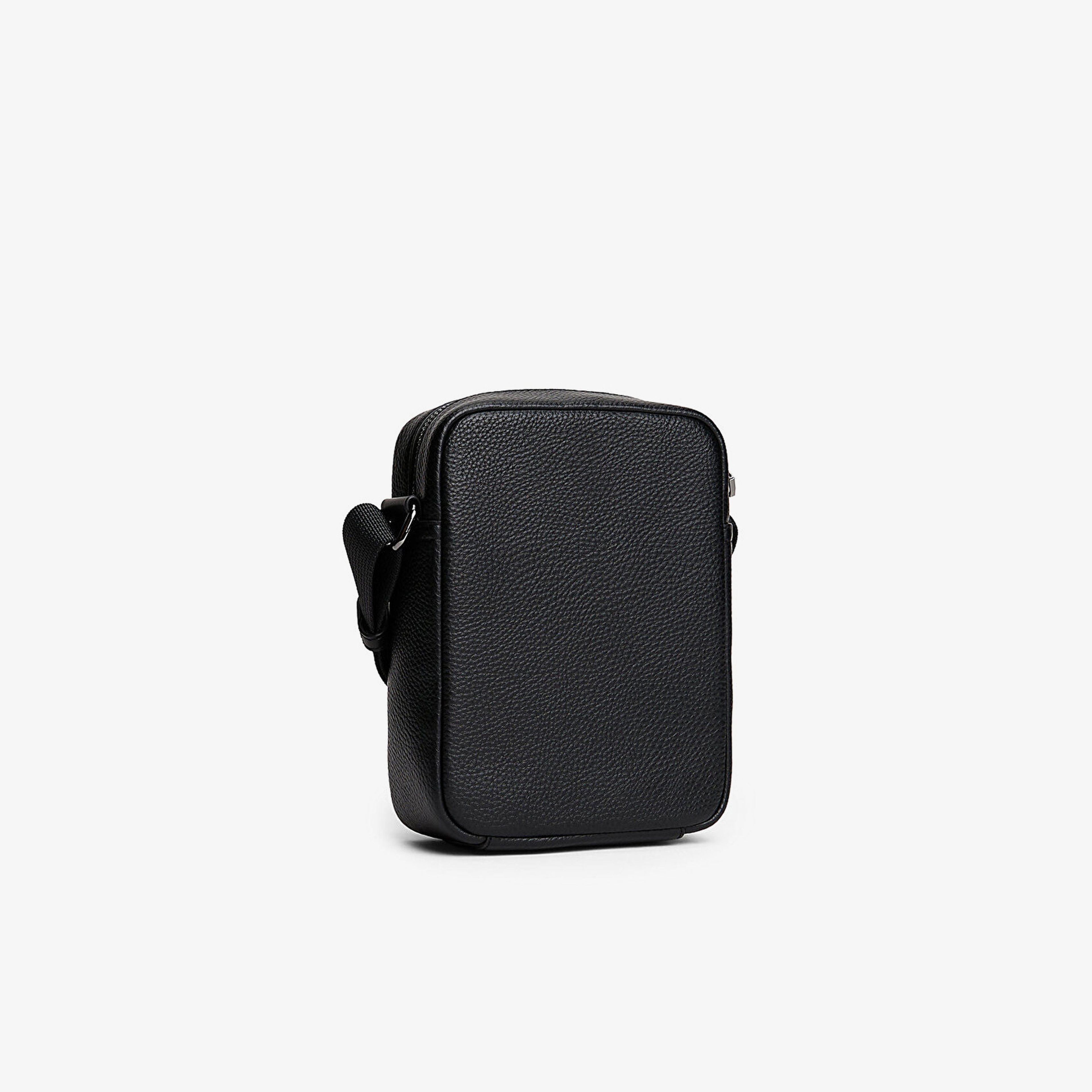 Tommy Hilfiger Central Mini Reporter Erkek Siyah Çapraz Çanta