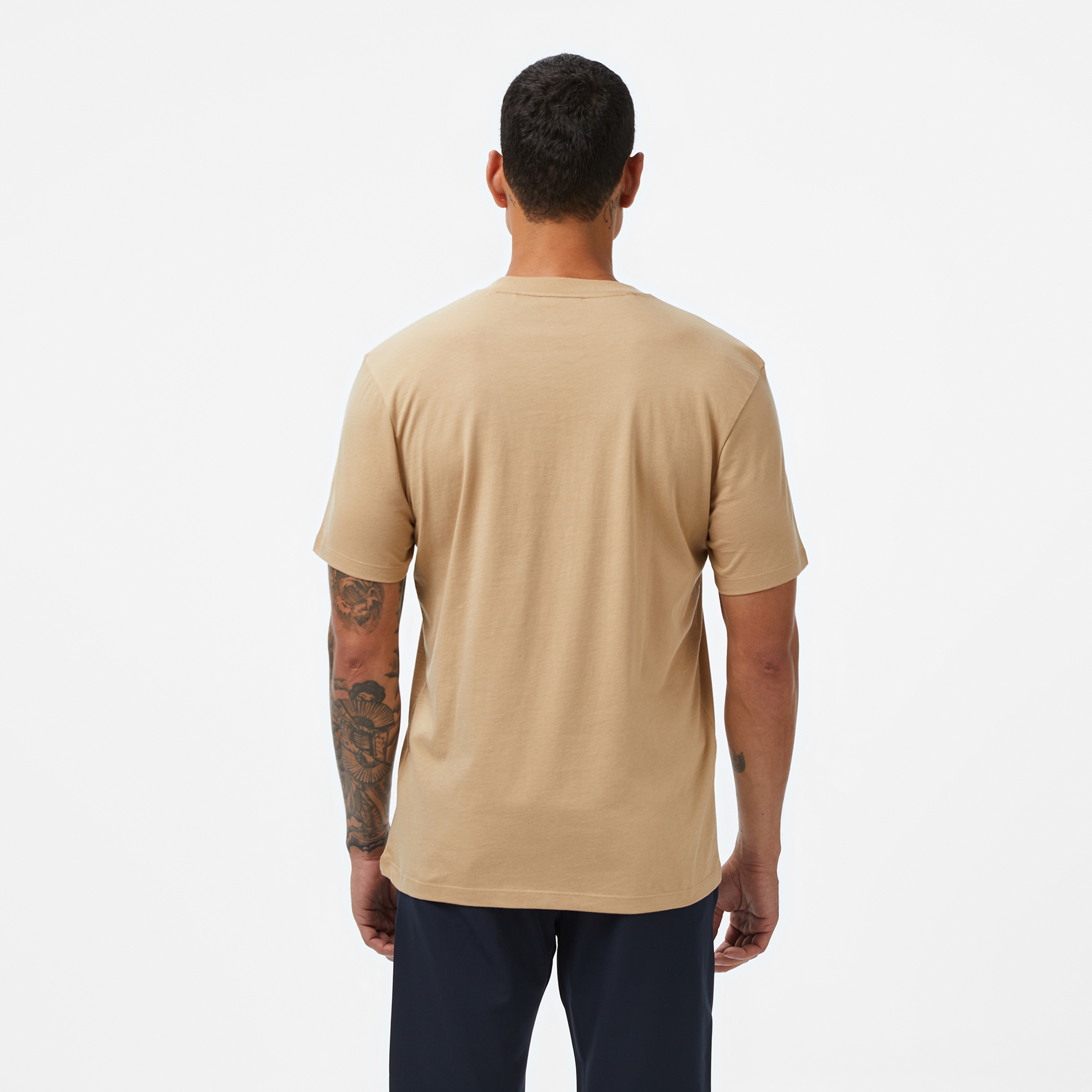 Hugo Dulivio Erkek Bej T-Shirt