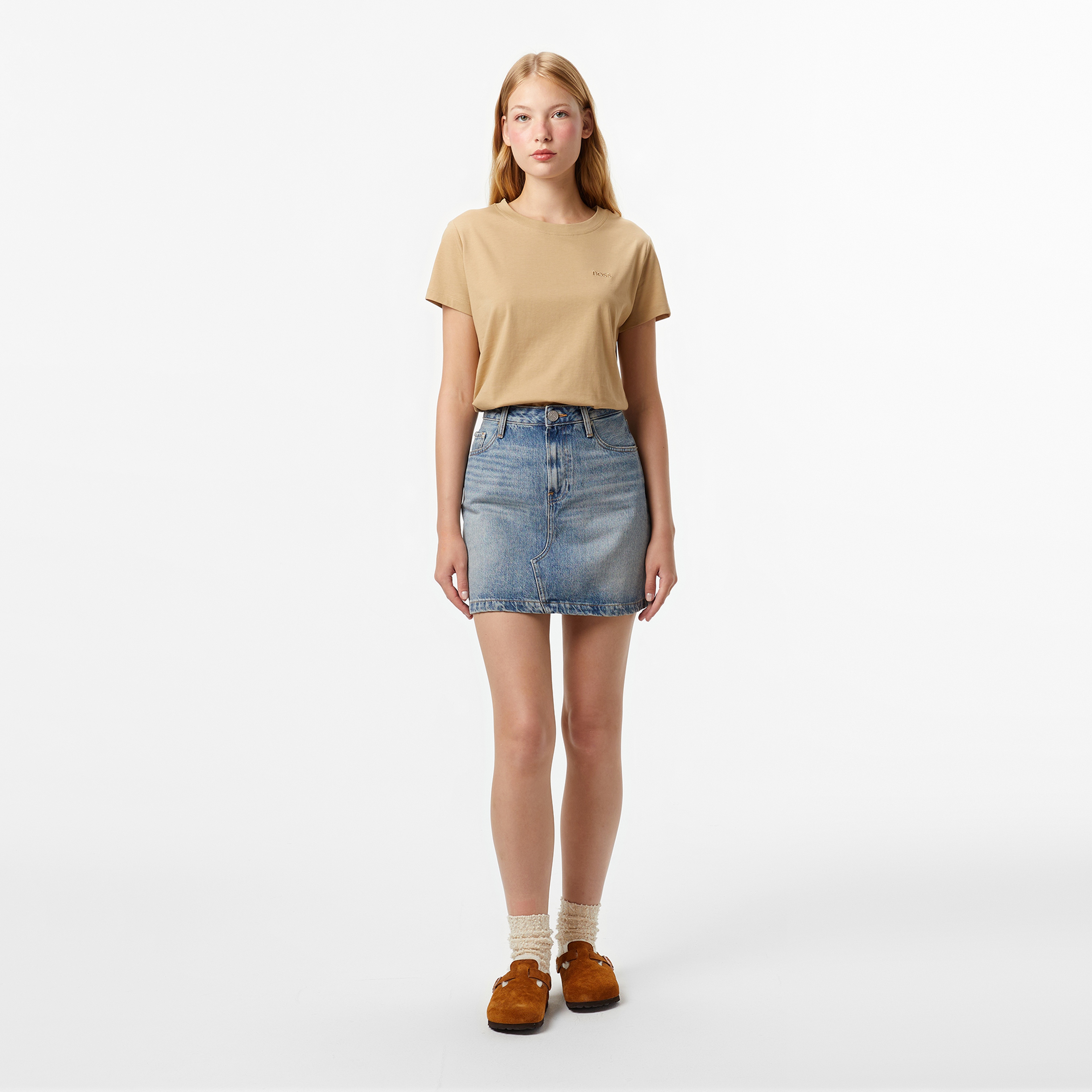 Boss Kadın Bakır T-Shirt