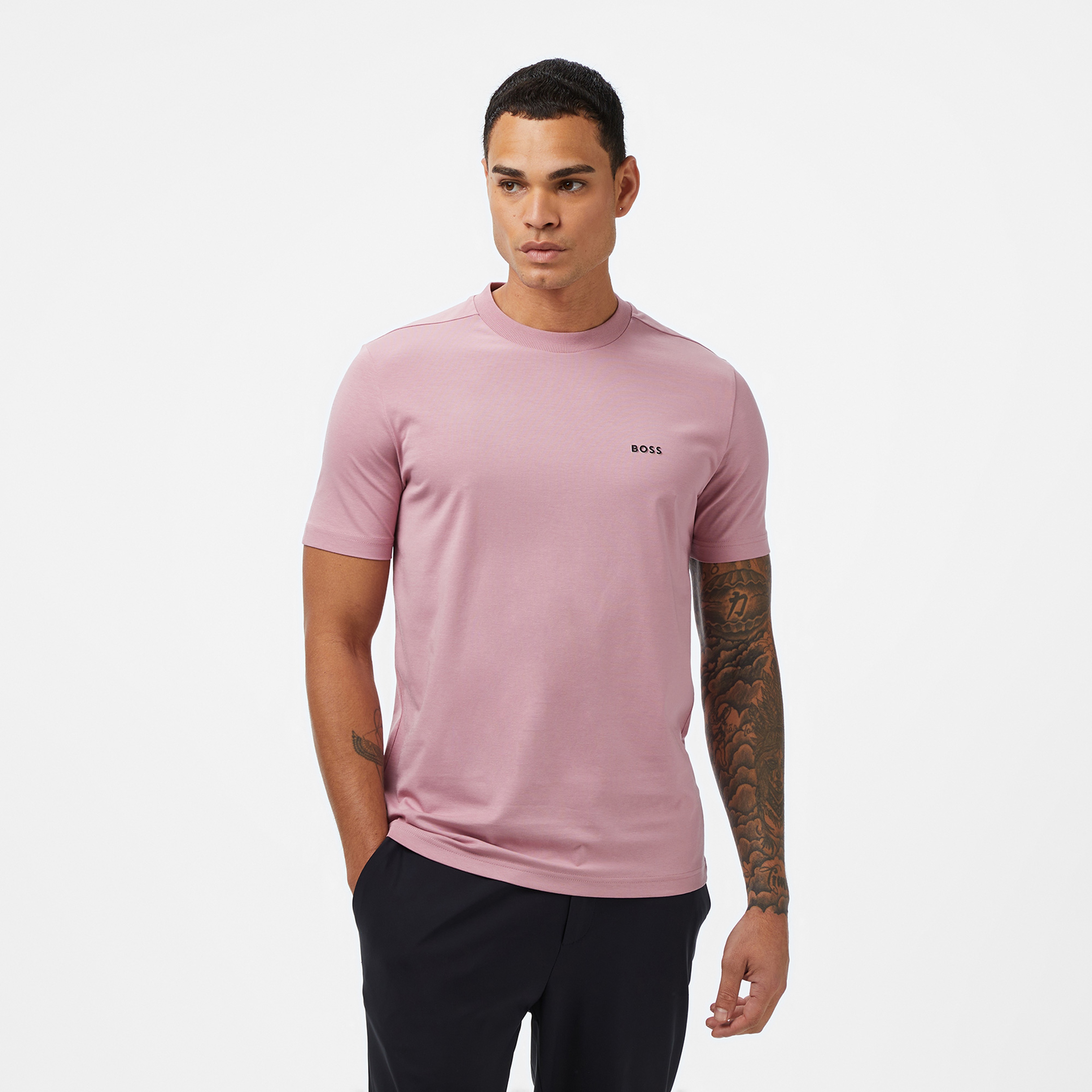 Boss Erkek Pembe T-Shirt