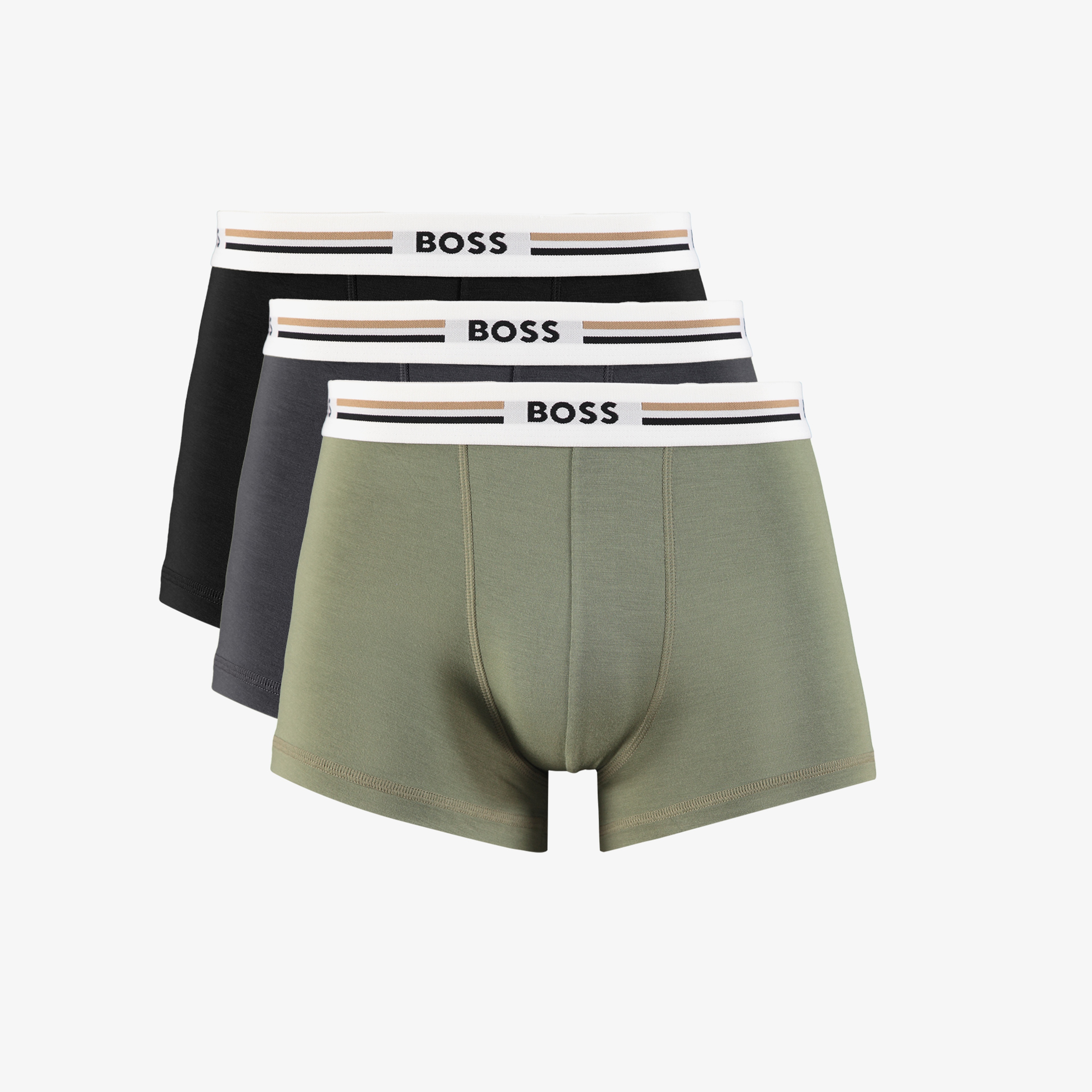 Boss 3'lü Trunk Revive Erkek Renkli Boxer