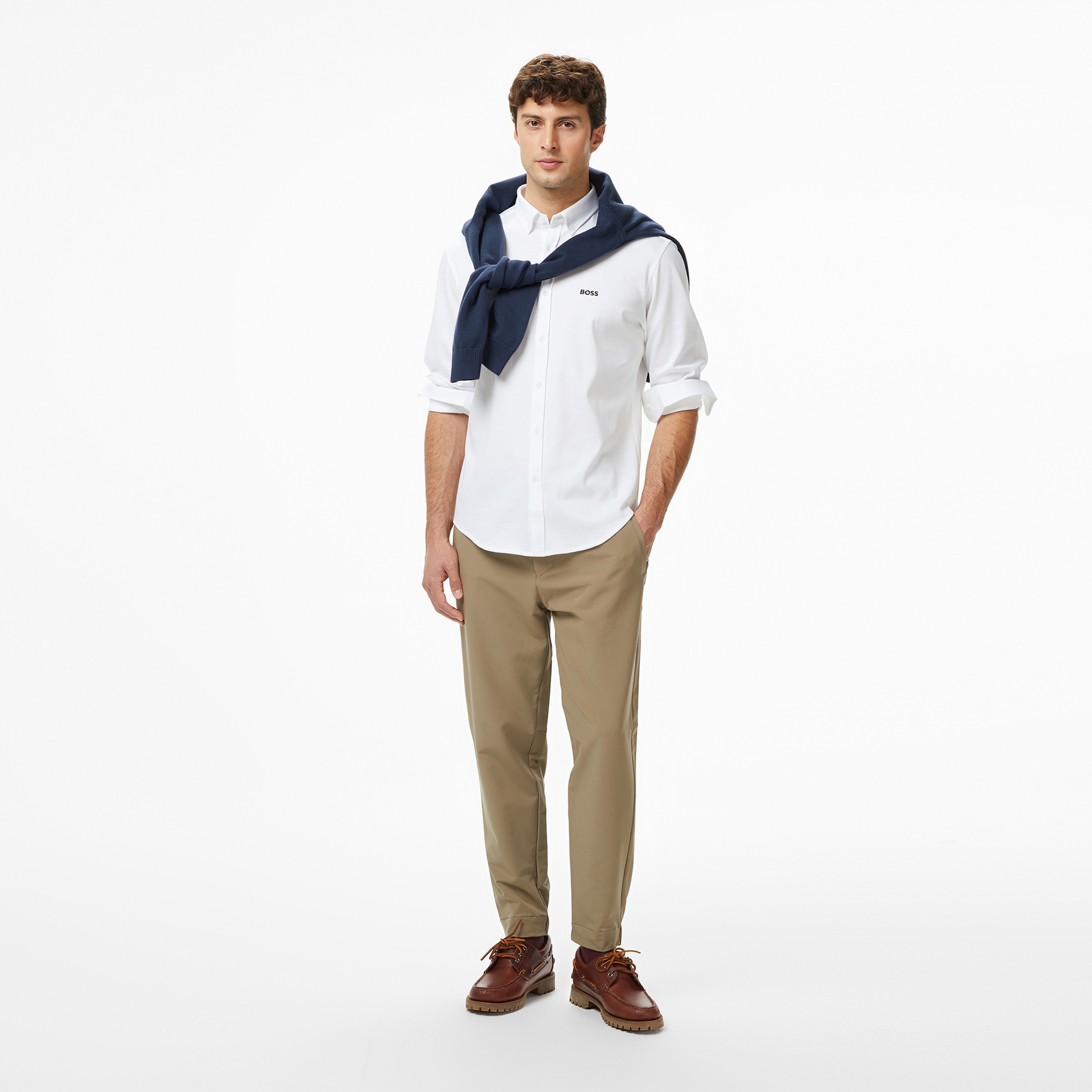 Boss Flex Erkek Bej Pantolon