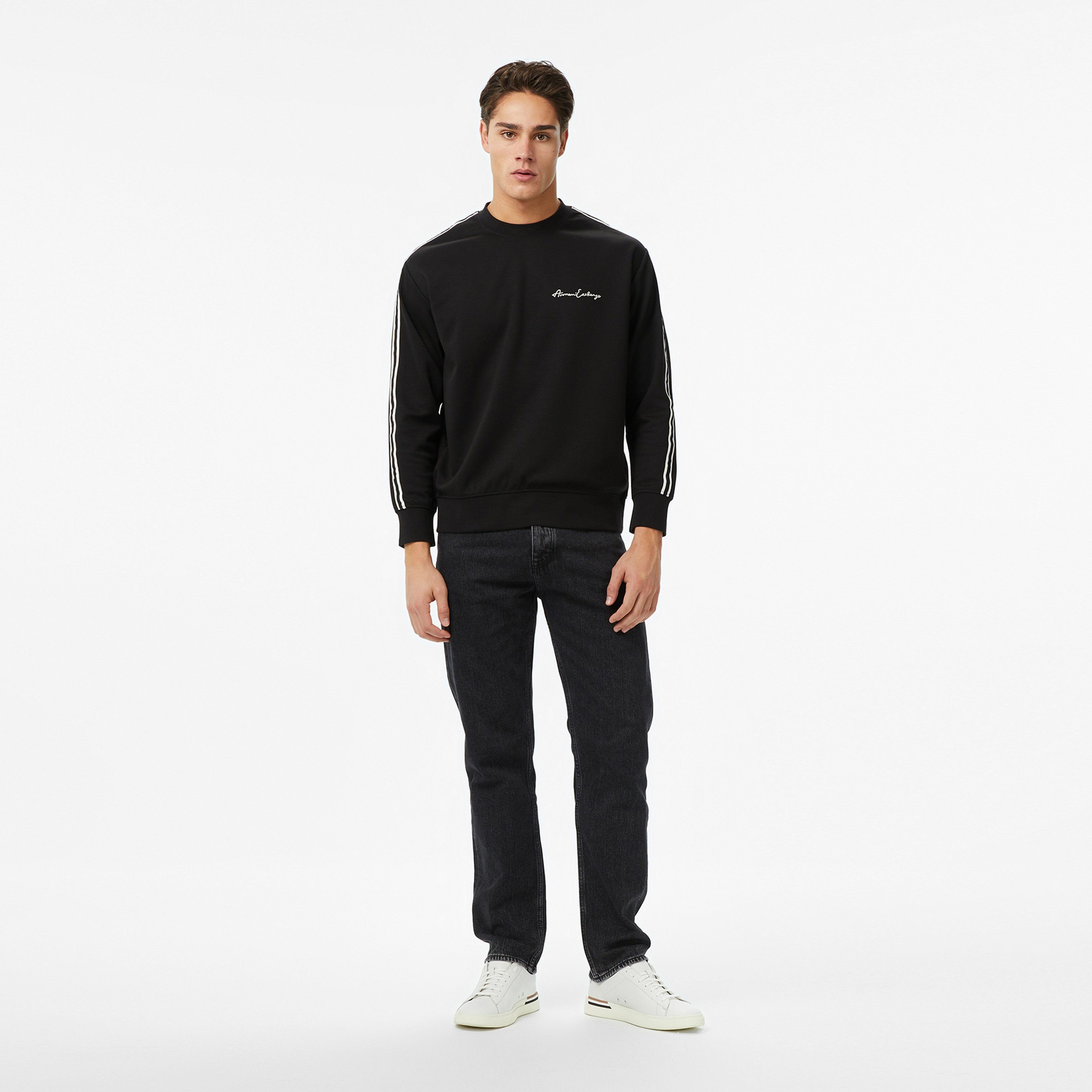 Armani Exchange Erkek Siyah Sweatshirt