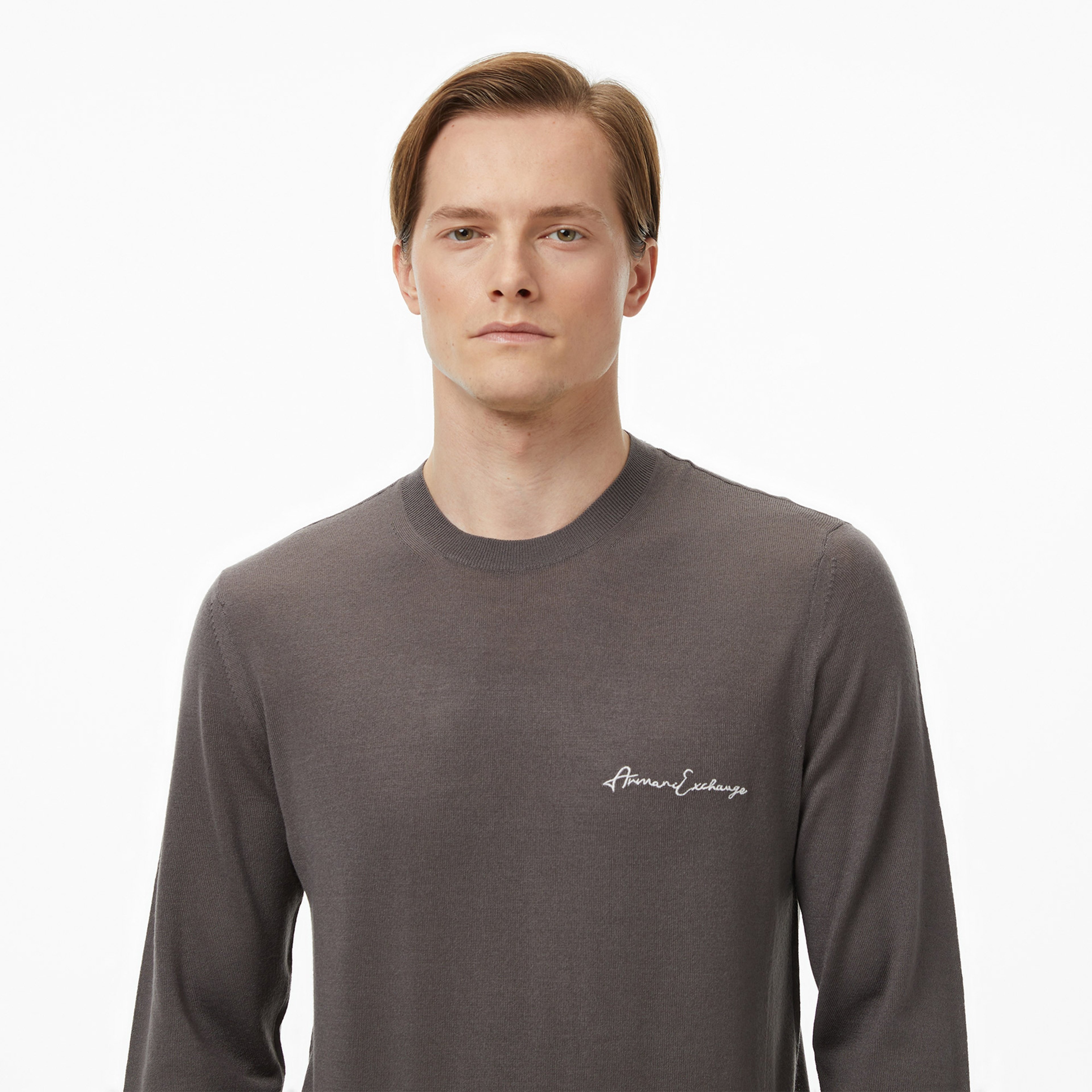 Armani Exchange Erkek Gri Sweatshirt