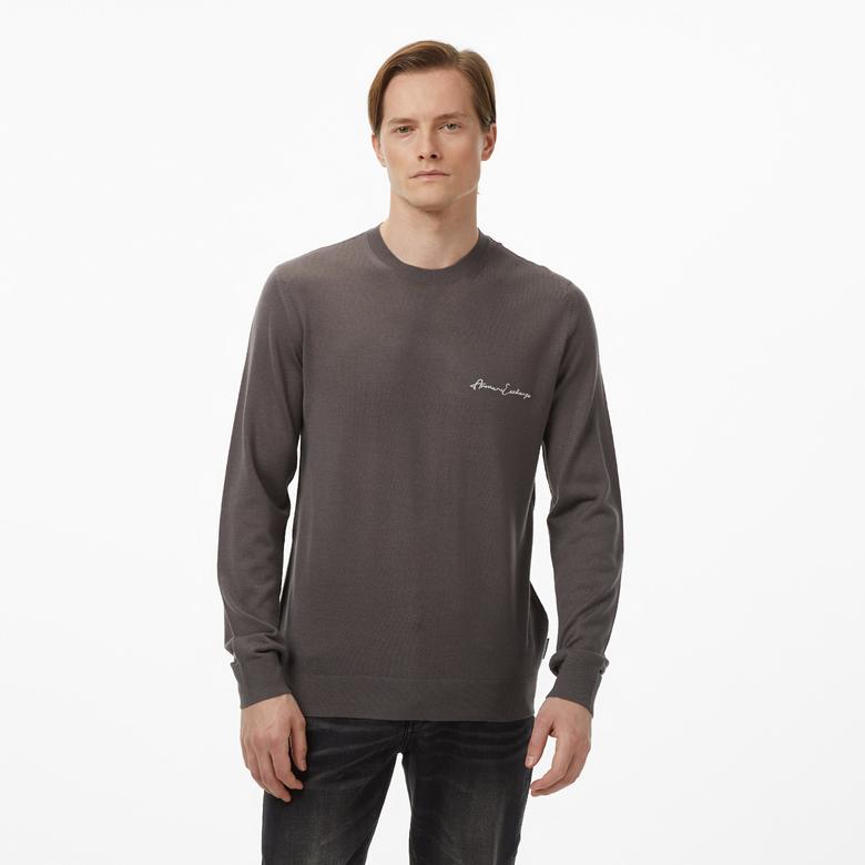 Armani Exchange Erkek Gri Sweatshirt