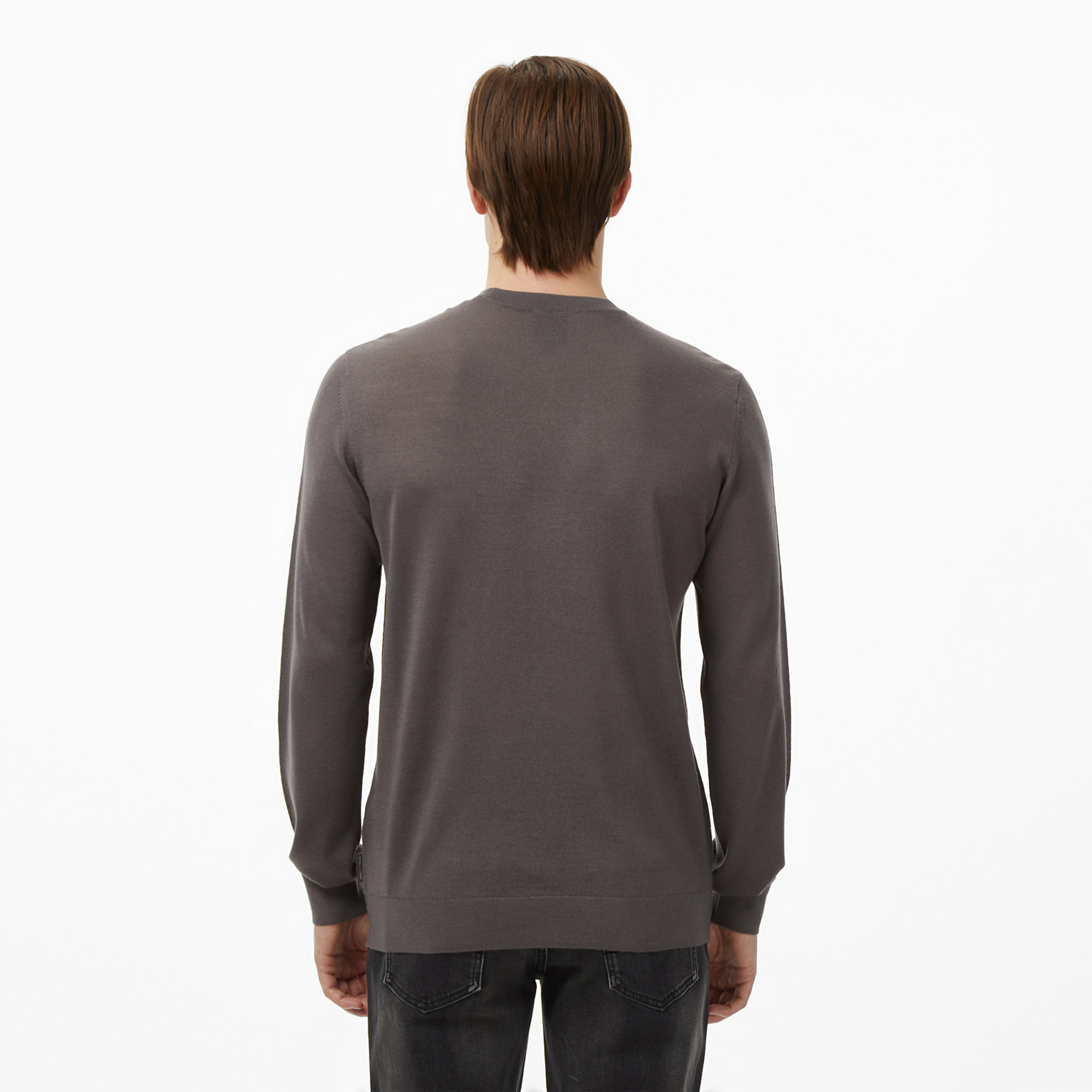 Armani Exchange Erkek Gri Sweatshirt