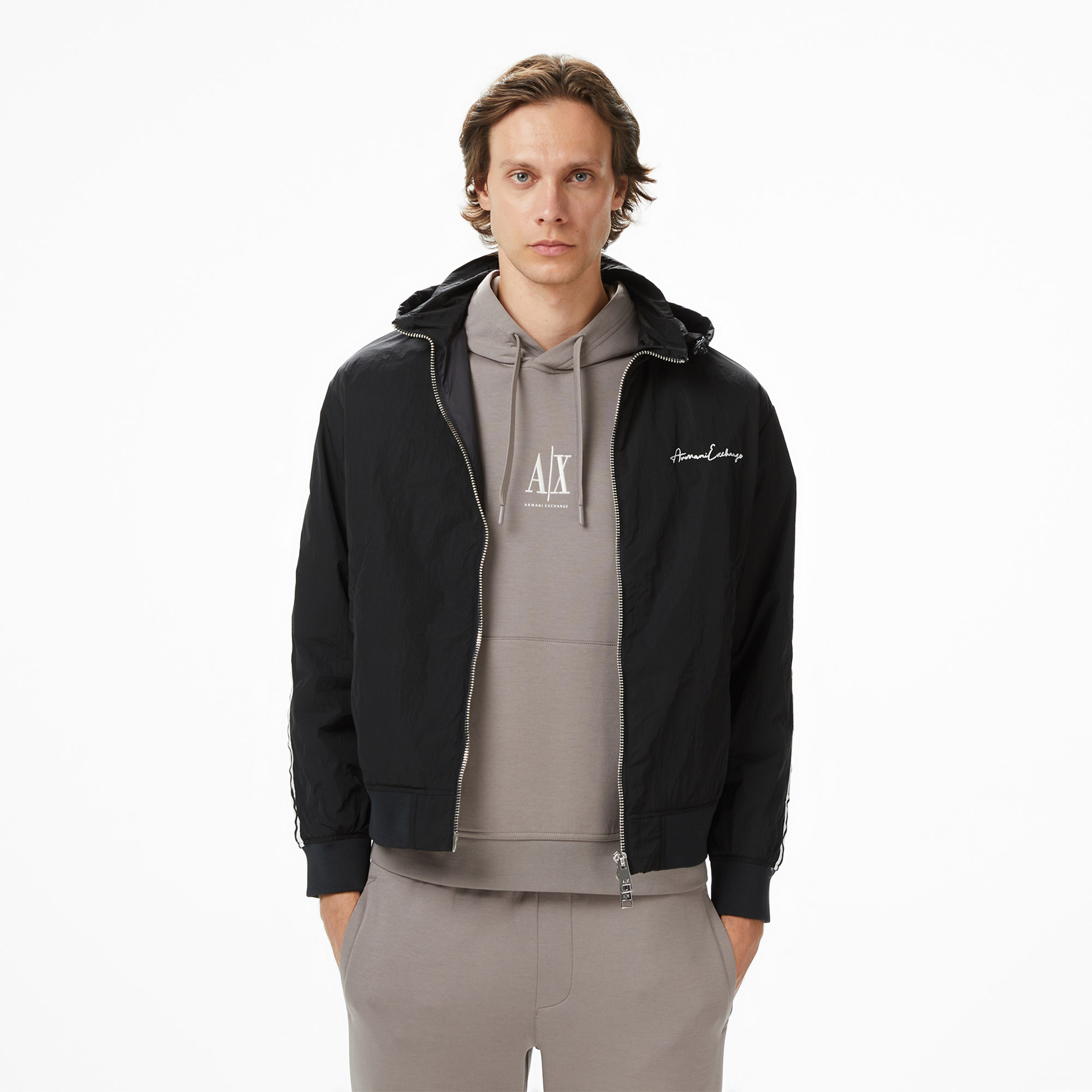 Armani Exchange Erkek Siyah Ceket