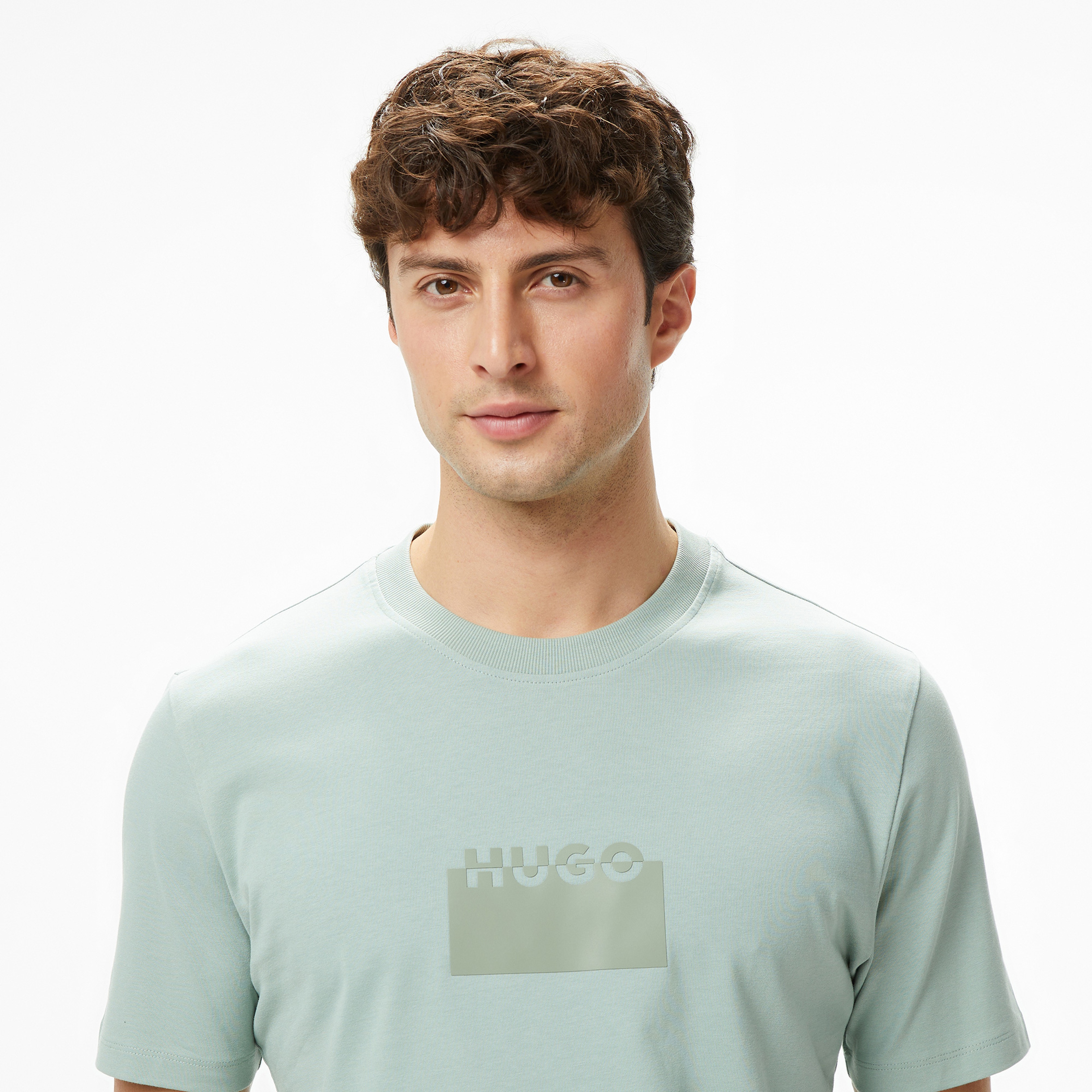 Hugo Delastio Erkek Yeşil T-Shirt