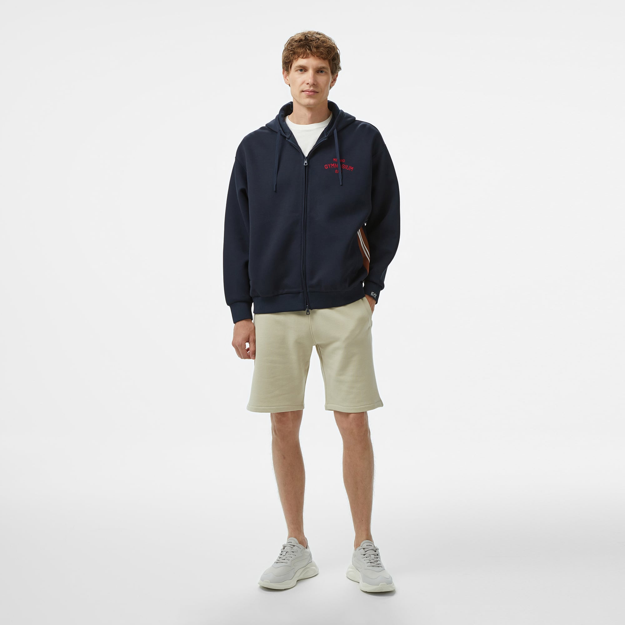 Ea7 Erkek Mavi Sweatshirt