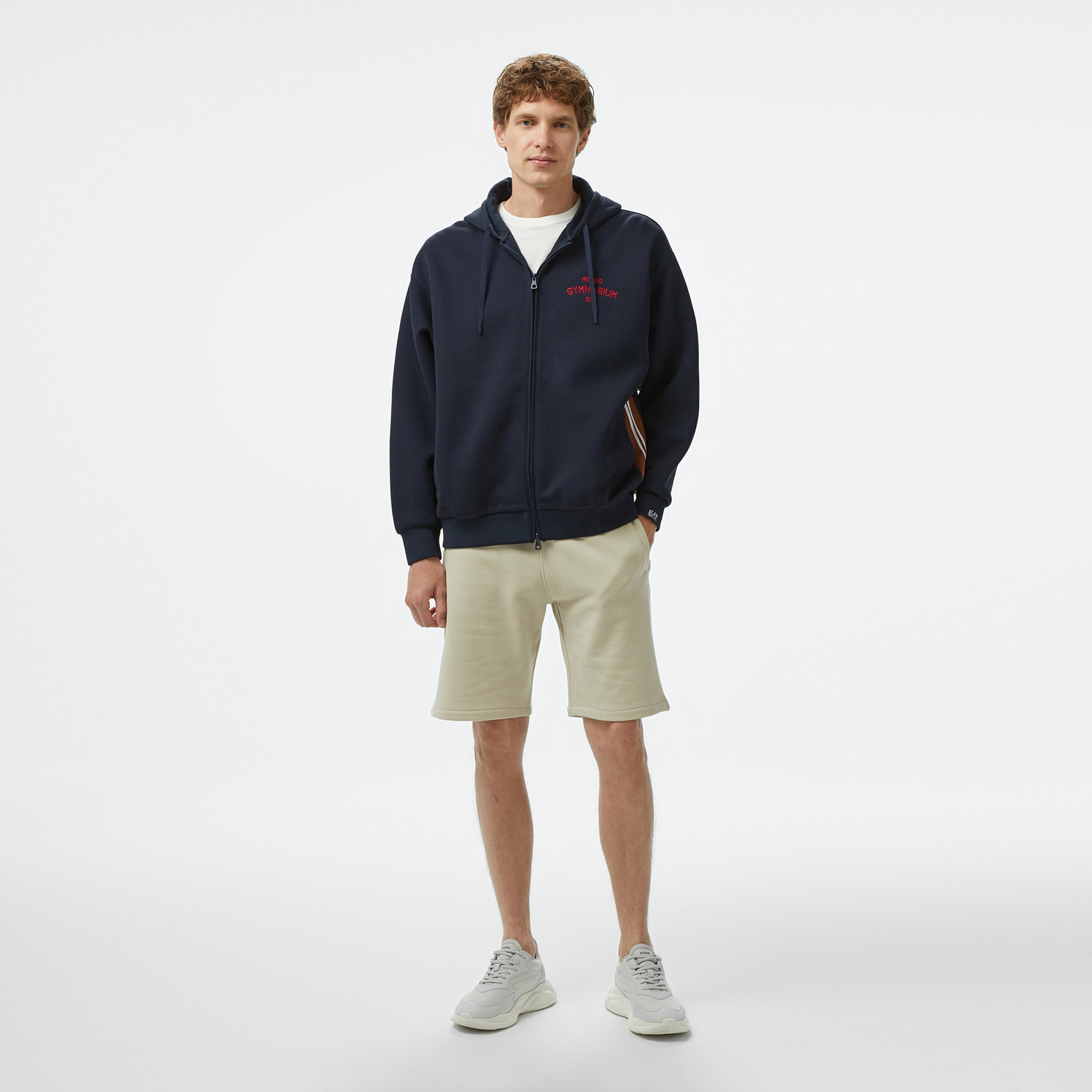 Ea7 Erkek Mavi Sweatshirt