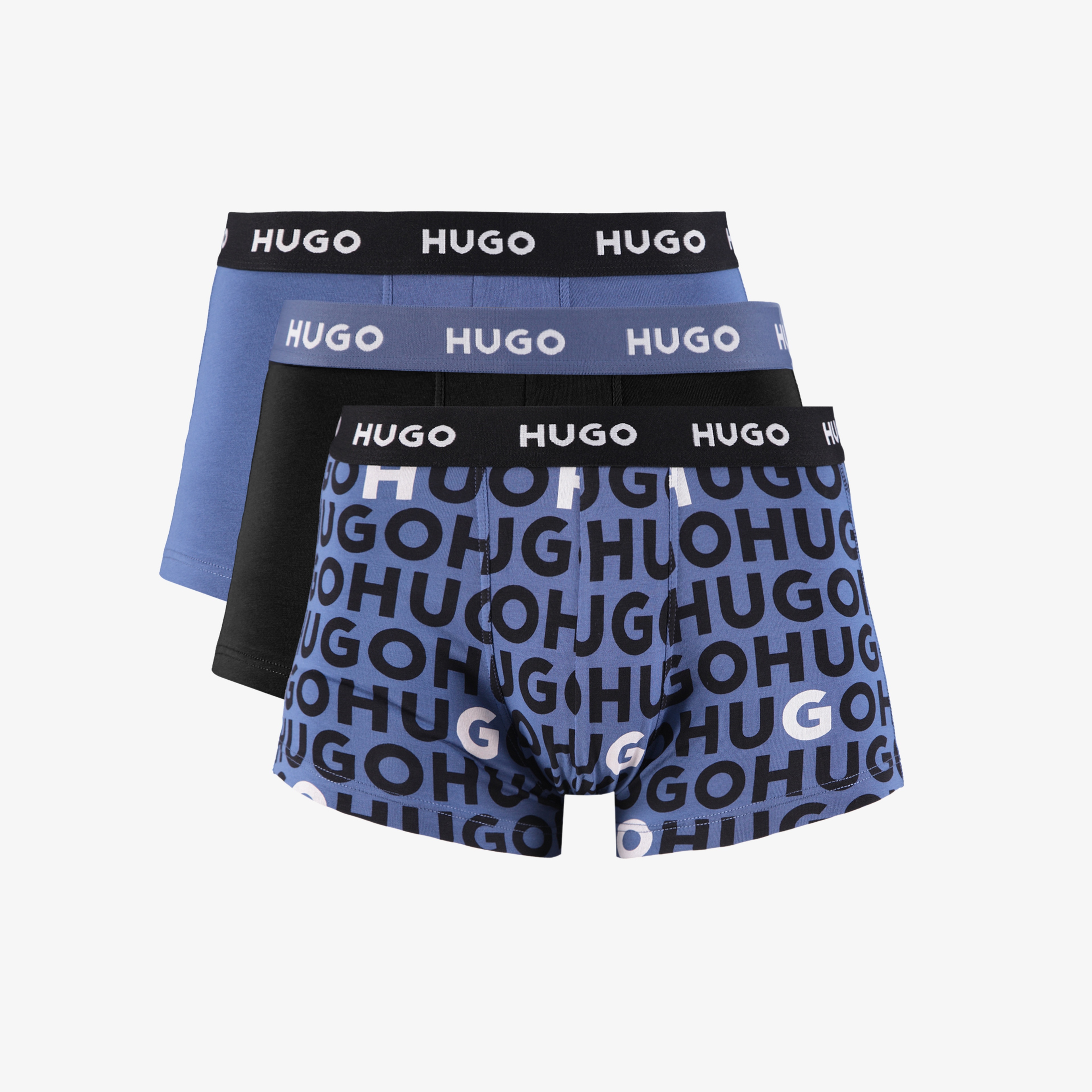 Hugo 3'lü Erkek Renkli Boxer