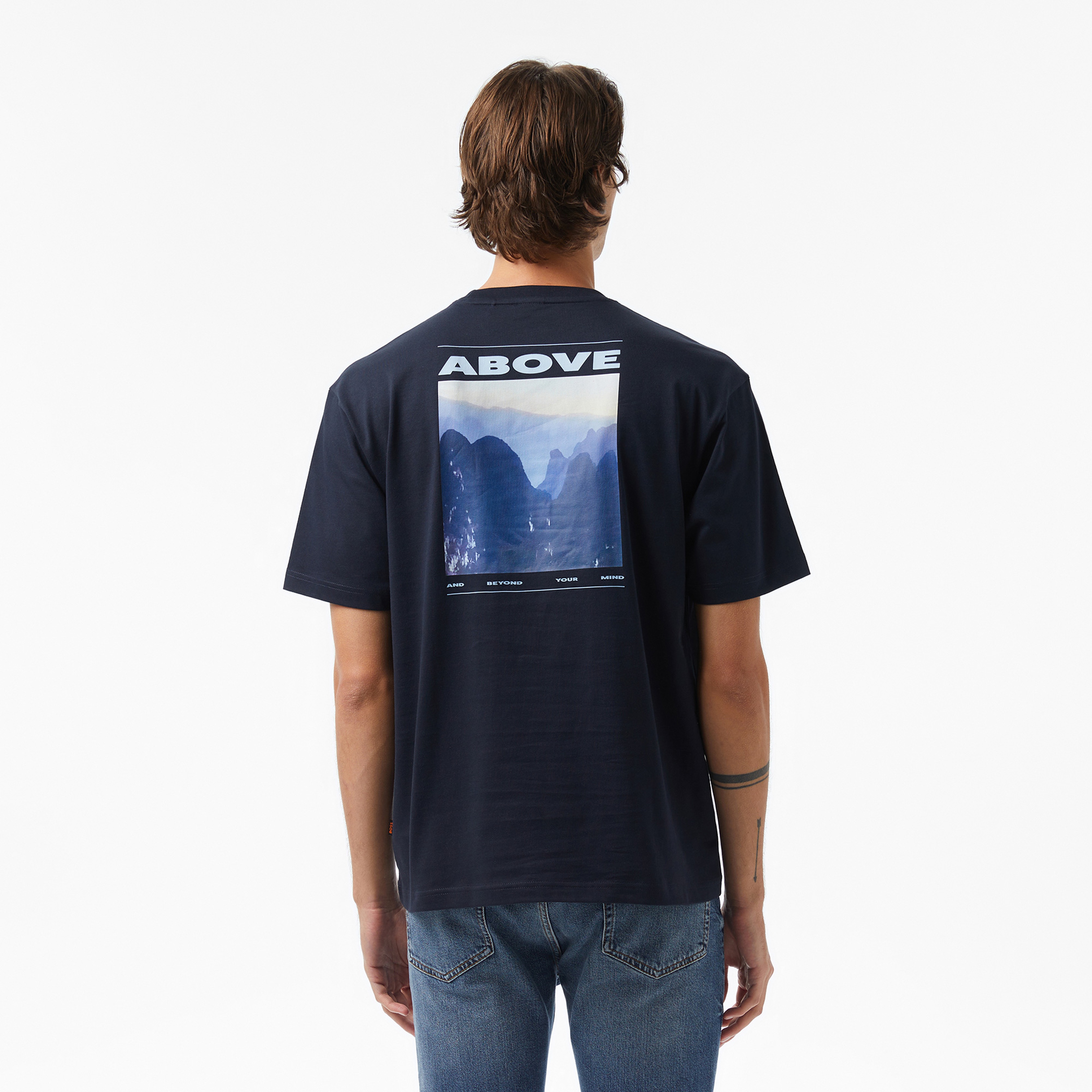 Boss Erkek Koyu Mavi T-Shirt