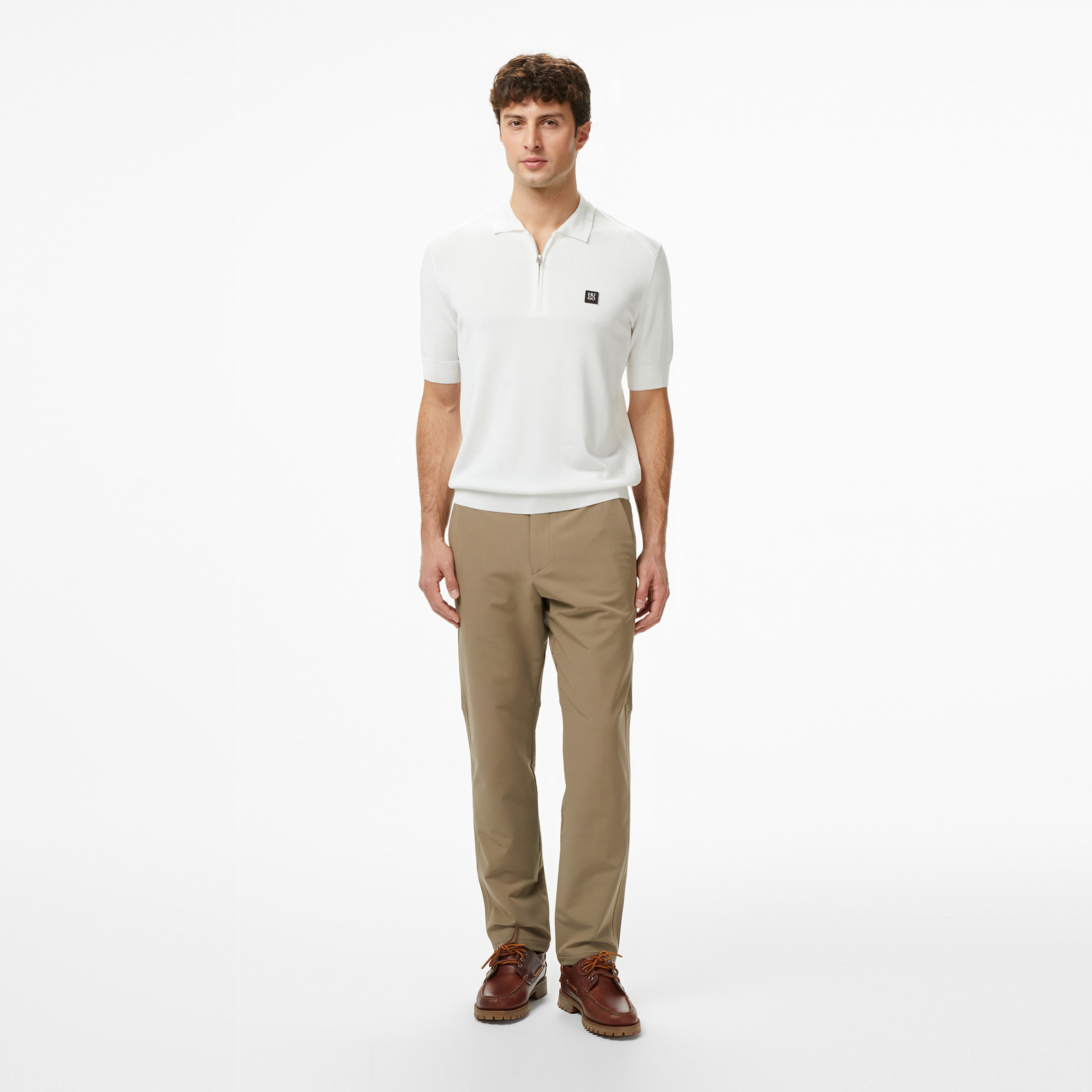 Hugo Sayfong Erkek Beyaz Triko